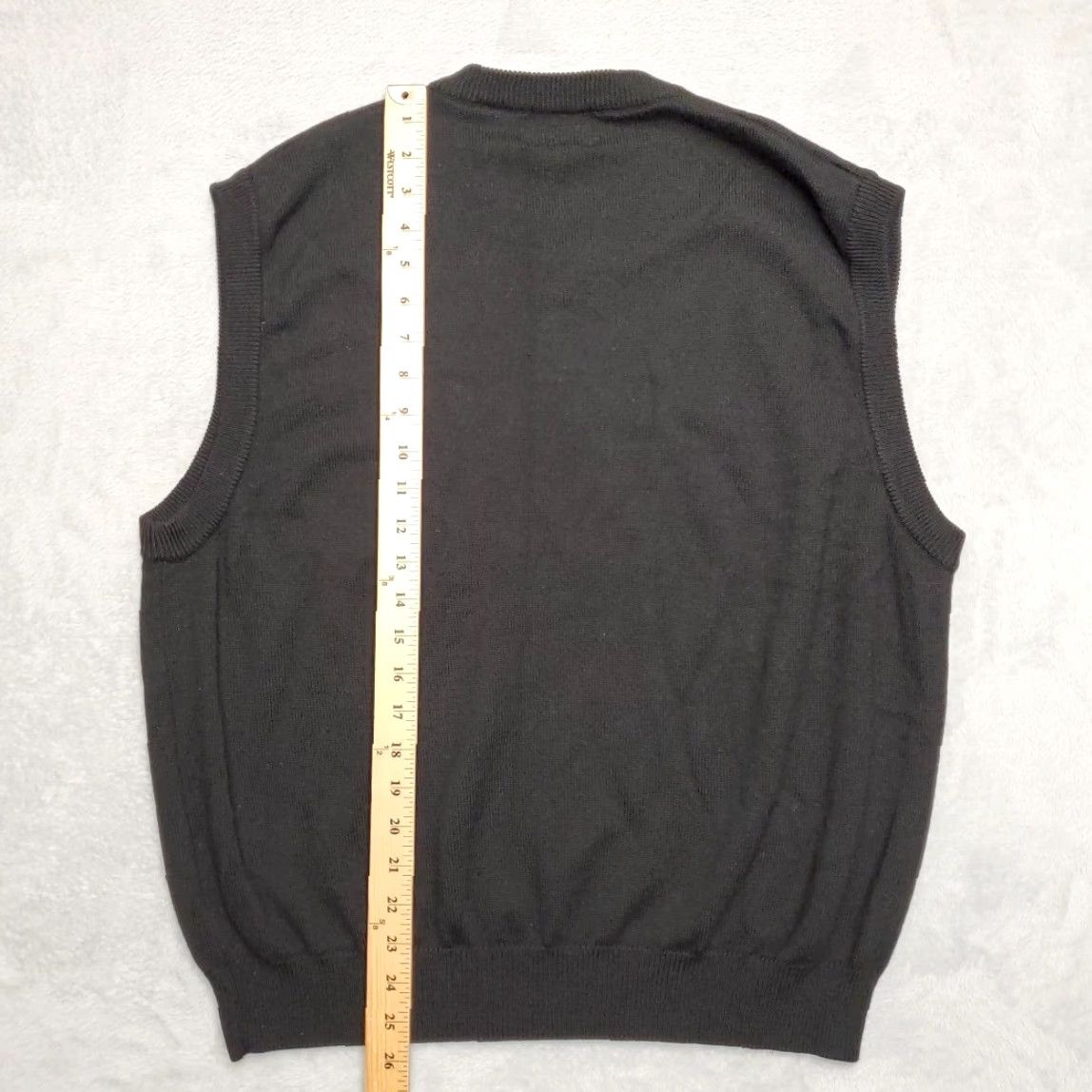 Vintage VINTAGE Viyella Sweater Vest Mens XL Black 100% Merino Wool Grandpa Core Classic Retro Size US XL / EU 56 / 4 - 5 Thumbnail