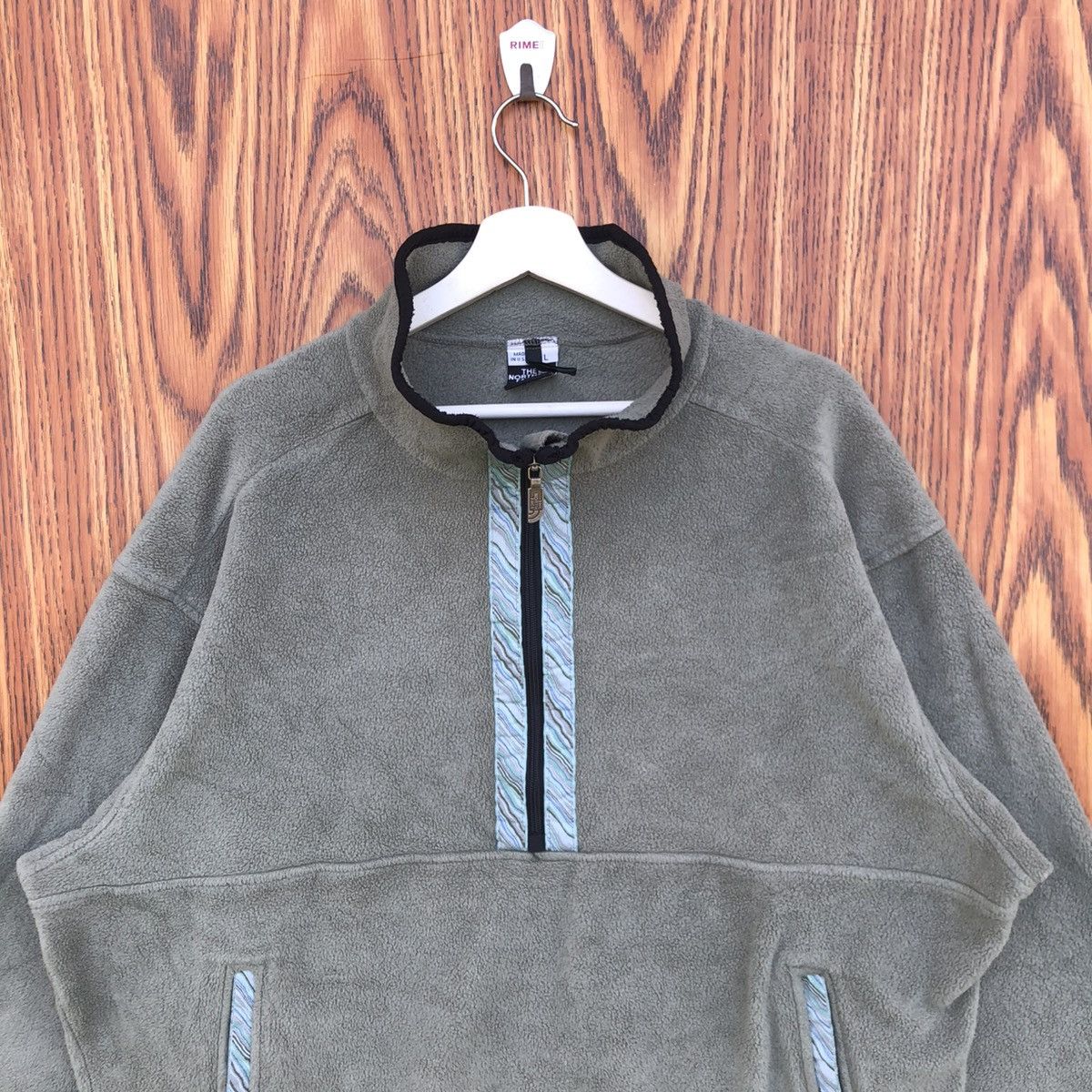 The North Face Vintage The North Face Fleece Half Zipper Sweater Size US L / EU 52-54 / 3 - 3 Thumbnail