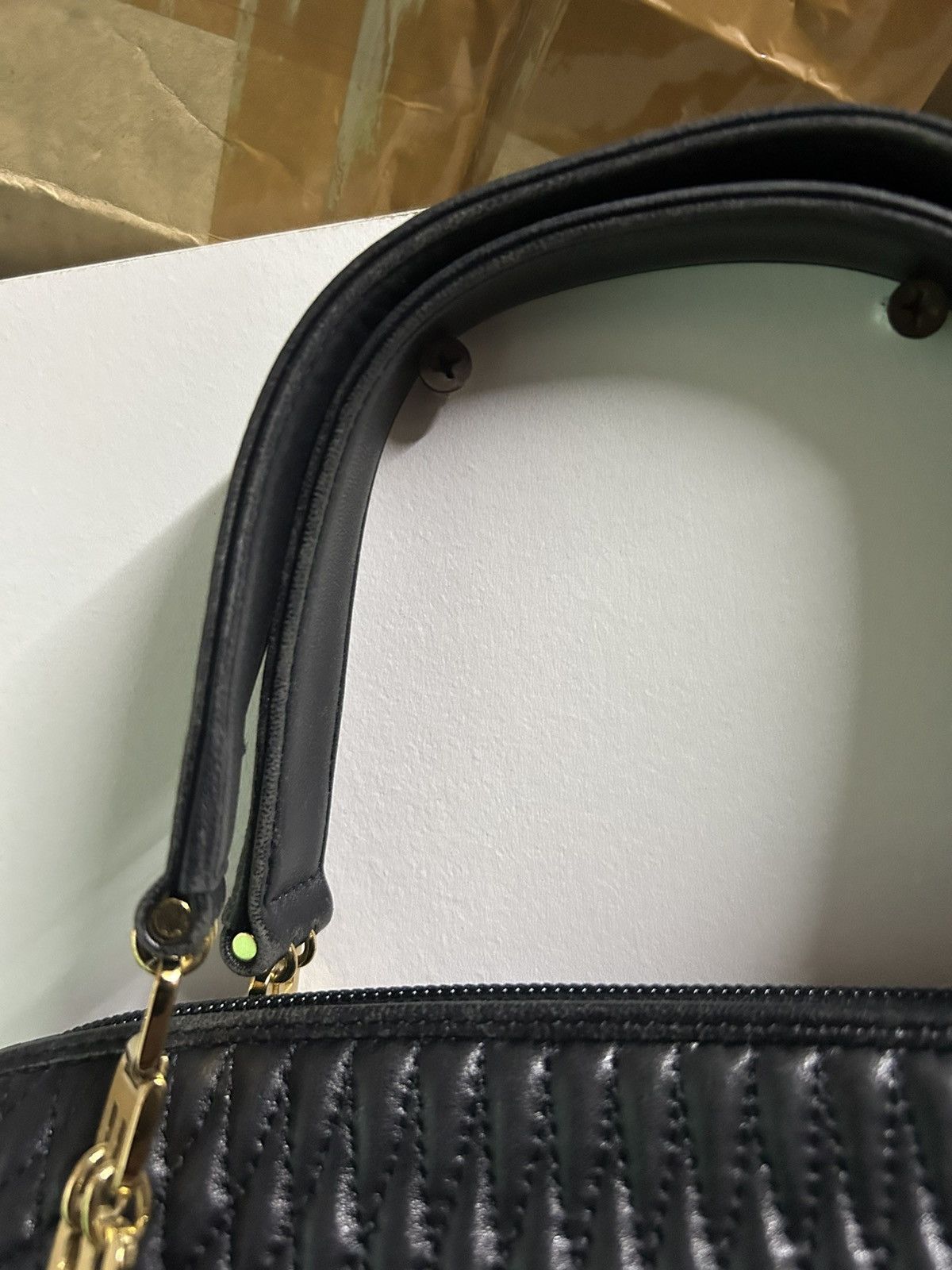 Bally 90s Archive Quilted Lambskin Top Handle Satchel Bag Size ONE SIZE - 20 Thumbnail
