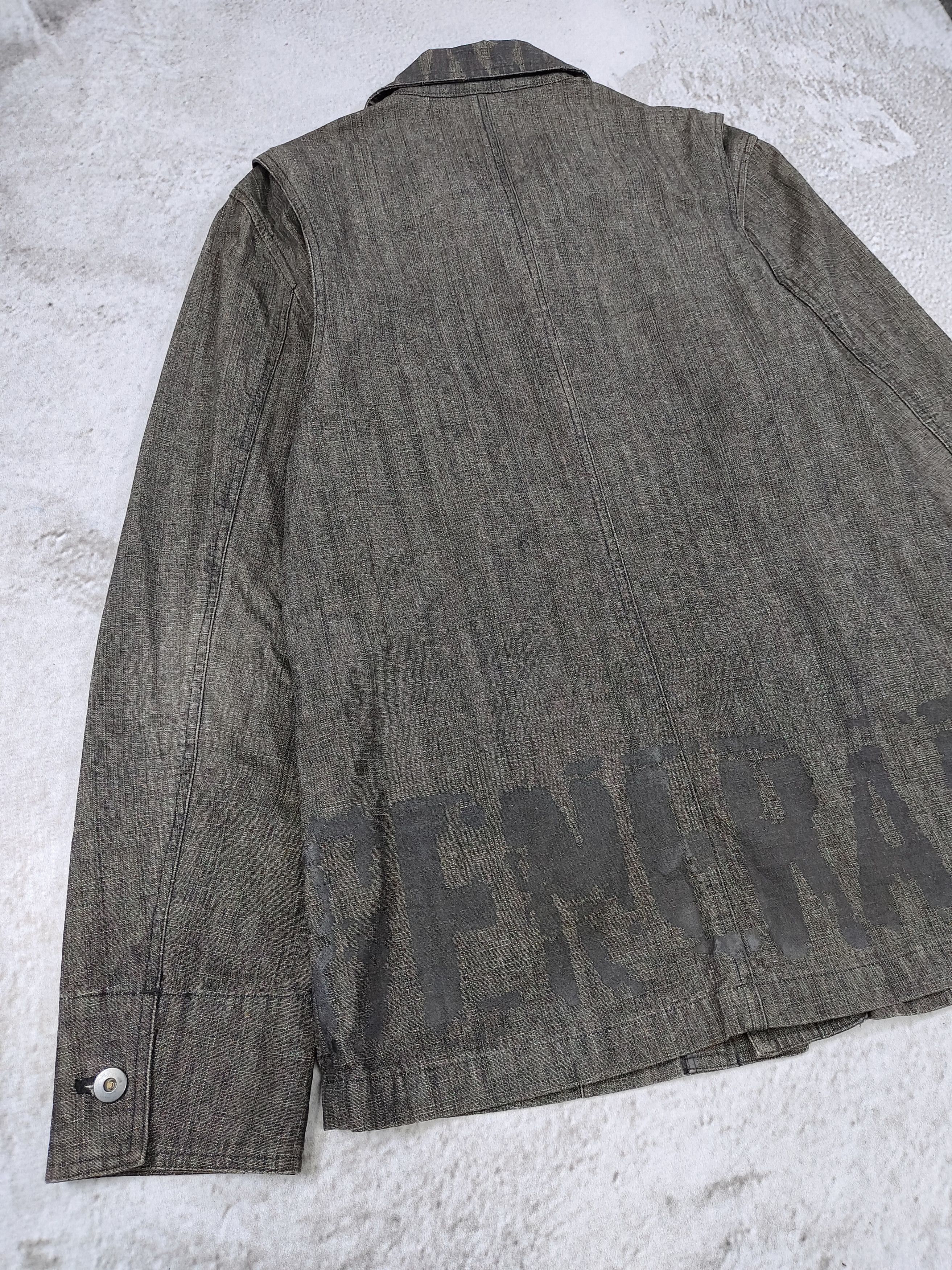 In The Attic In The Attic- Industrial Text Graphic Military Work Jacket Size US M / EU 48-50 / 2 - 7 Thumbnail