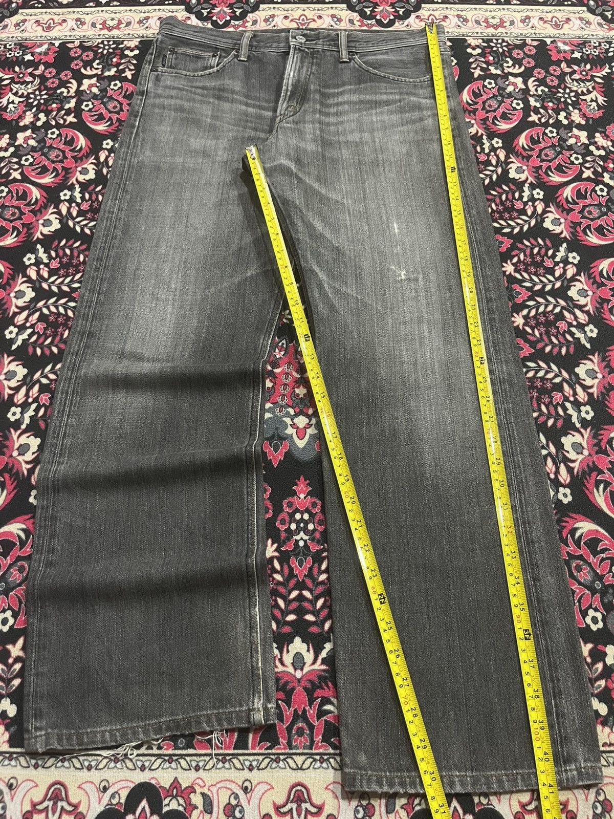 Paul Smith ⚡️Loose Fit⚡️Vintage Designer Paul Smith Black Faded Jeans Size US 34 / EU 50 - 13 Thumbnail