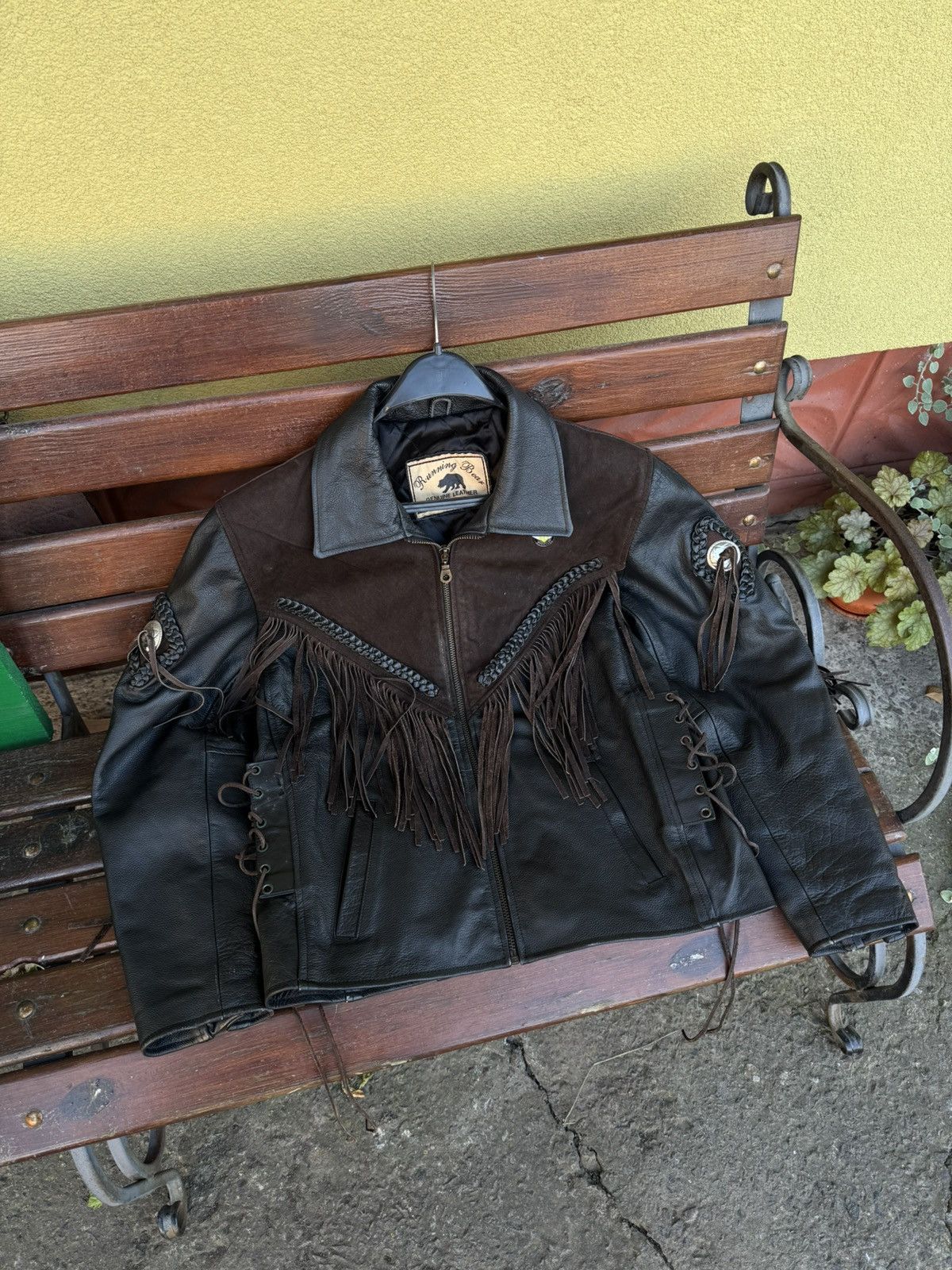 Vintage Vintage Suede Fringe Cowboy Western Leather Jacket Hype Rare Size US M / EU 48-50 / 2 - 14 Thumbnail