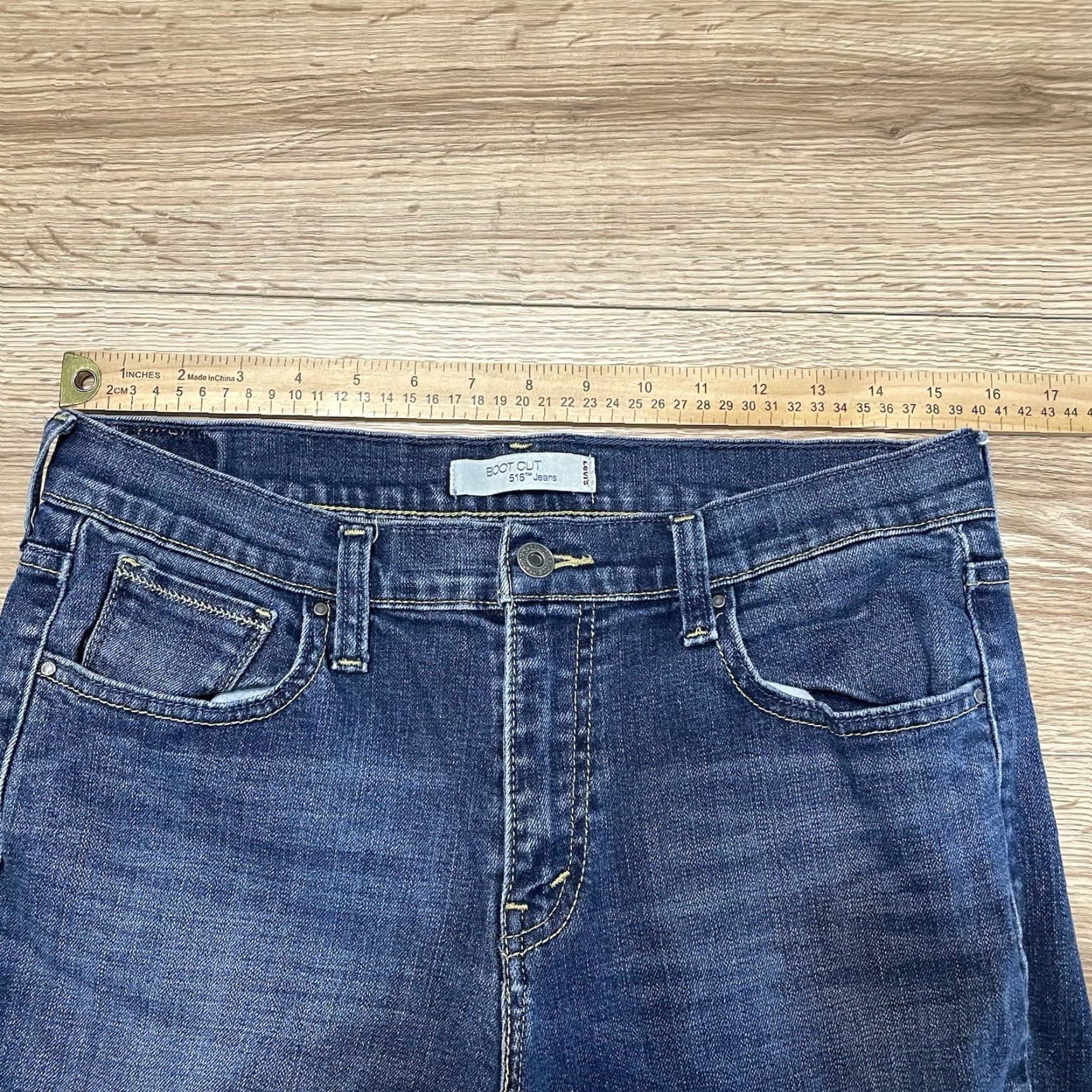 Levi's VINTAGE Levi's 515 Bootcut Jeans Womens Size 10 Medium Blue Denim Classic 90s Size 32" / US 10 / IT 46 - 4 Thumbnail