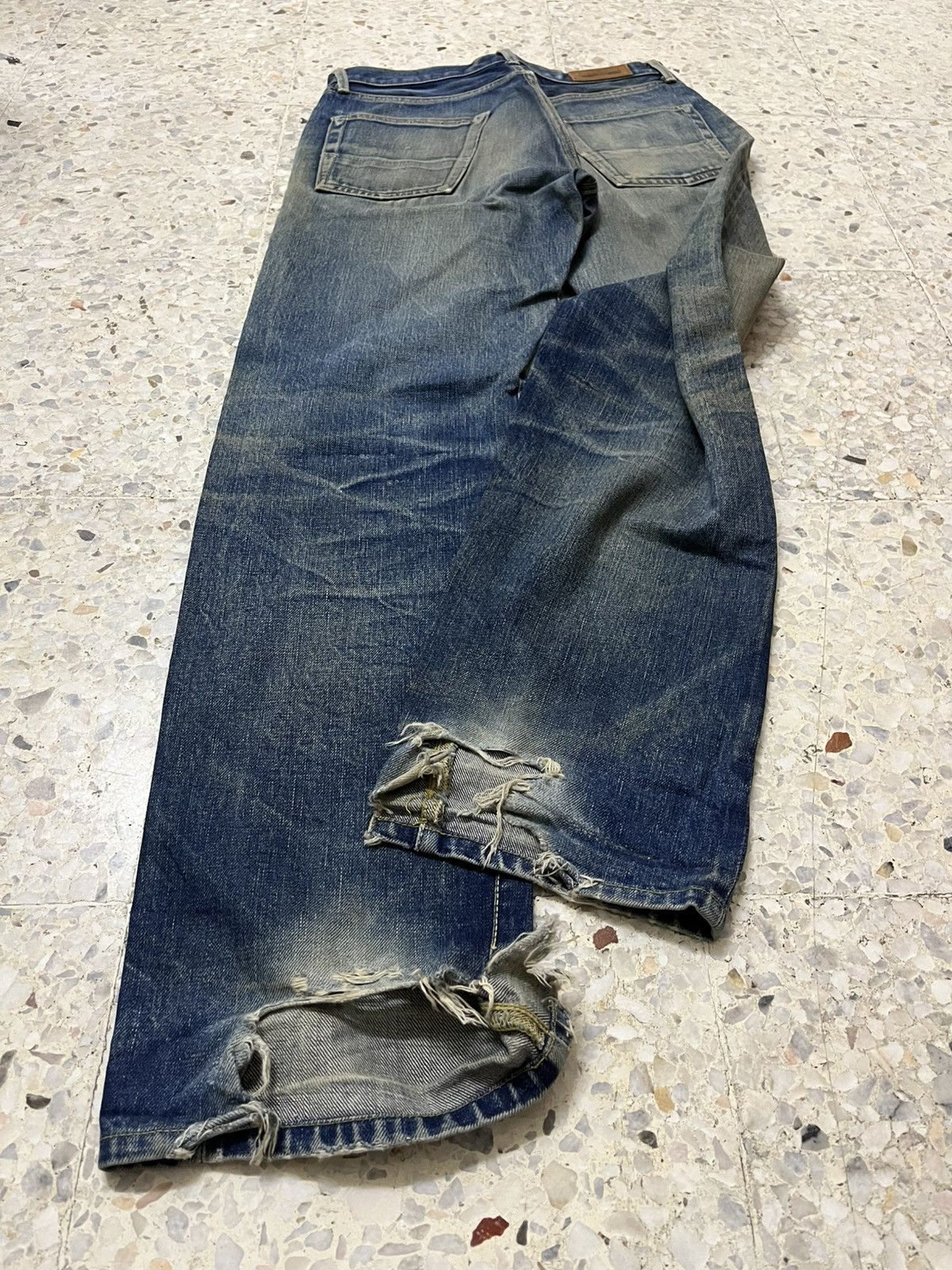 Vintage Vintage Paul Smith purple line selvedge distressed denim Size US 31 - 4 Thumbnail