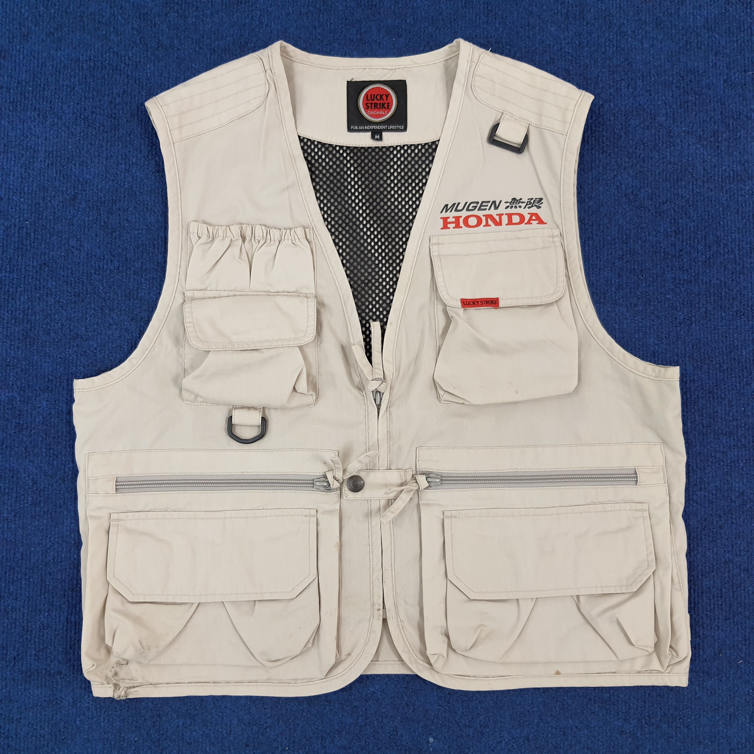 Honda × Japanese Brand Vintage Lucky Strike Mugen Honda Japan Motorsports Vests Size US M / EU 48-50 / 2 - 3 Thumbnail