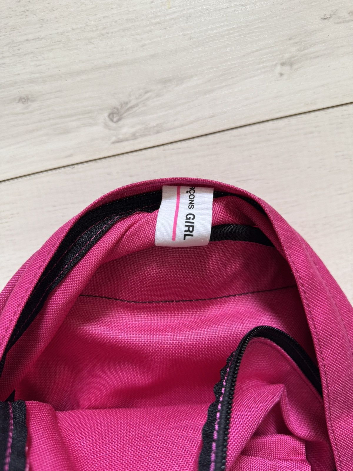Comme des Garcons Comme des Garcons Girl CDG Pink mini backpack w ribbon Size ONE SIZE - 4 Thumbnail