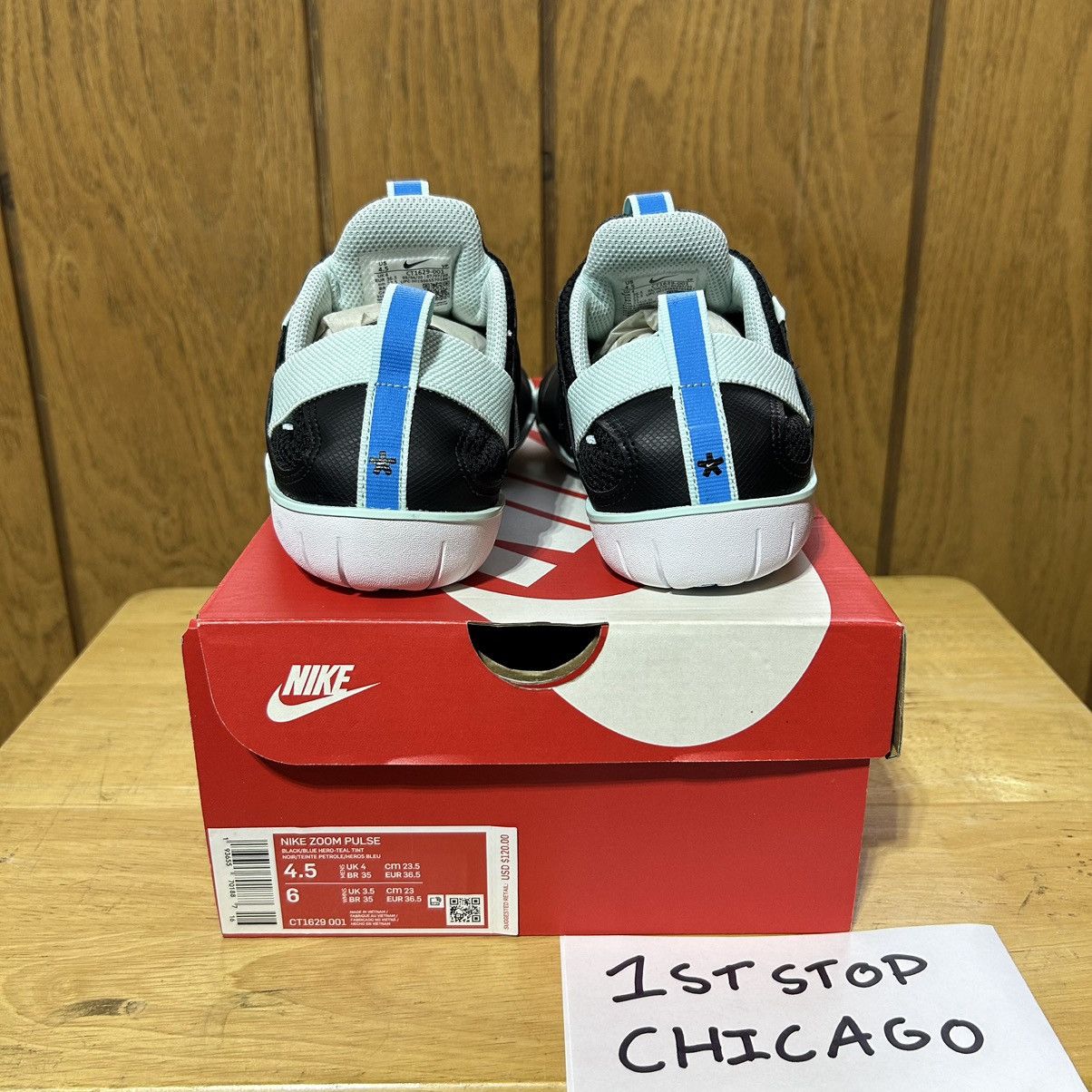 Designer × Nike Nike Zoom Pulse Nurse Shoes Black/Teal Womens 6W CT1629-001 Size US 6 / IT 36 - 3 Thumbnail