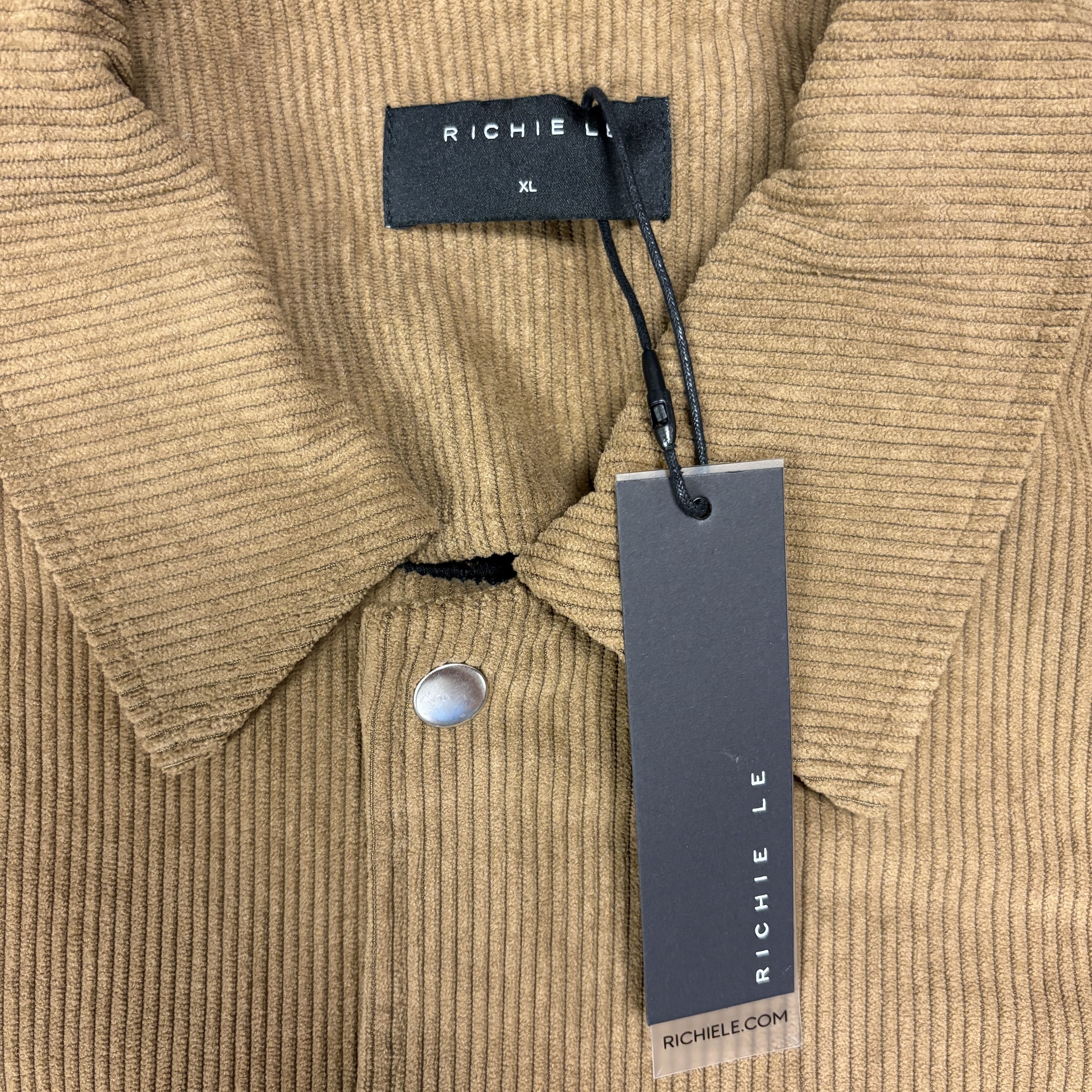 Richie Le Collection Richie Le Collection Corduroy Overshirt/Jacket Brown Size XL Size US XL / EU 56 / 4 - 3 Thumbnail