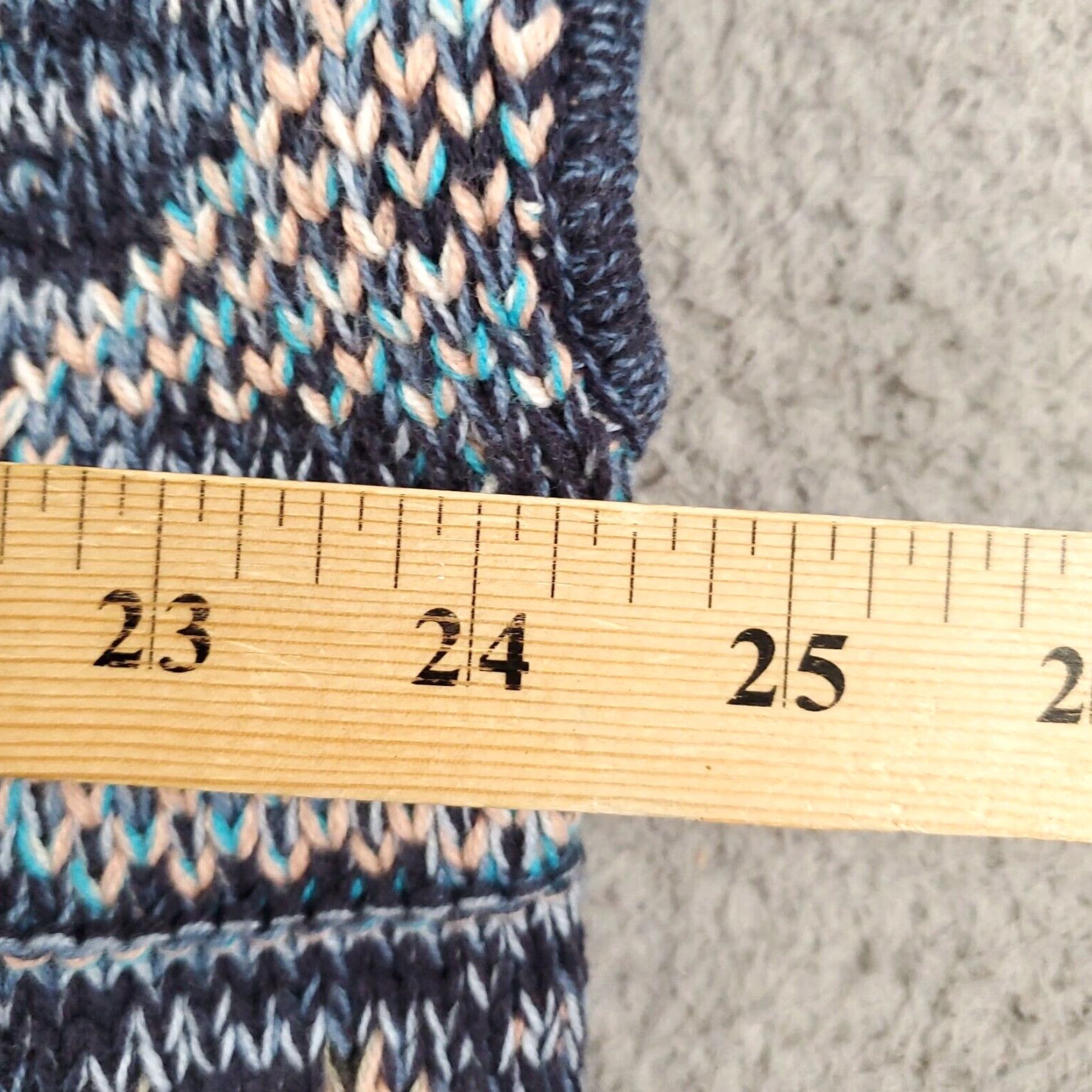 Coldwater Creek Coldwater Creek Sweater Women One Size Multicolor Geometric Knit Pullover Cap Sleeve Round Neck Womens Size ONE SIZE - 6 Thumbnail