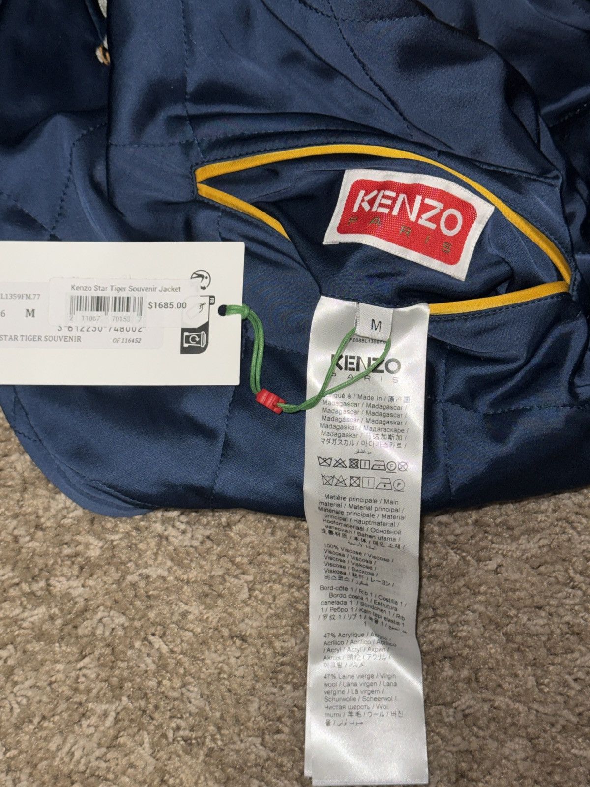 Kenzo KENZO PARIS REVERSIBLE TIGER BOMBER Size US M / EU 48-50 / 2 - 5 Thumbnail