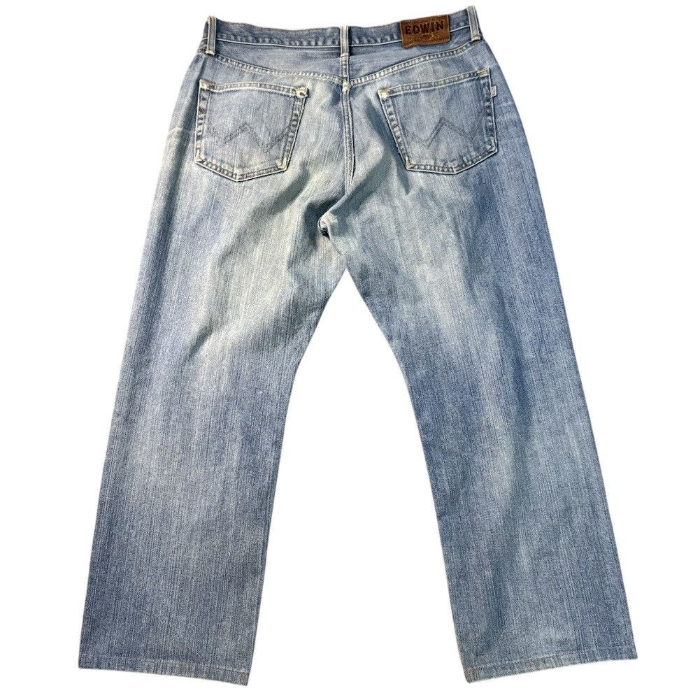 14th Addiction Vintage Japanese Edwin 404 Distressed Aging Faded Denim W34 Size US 34 / EU 50 - 2 Thumbnail