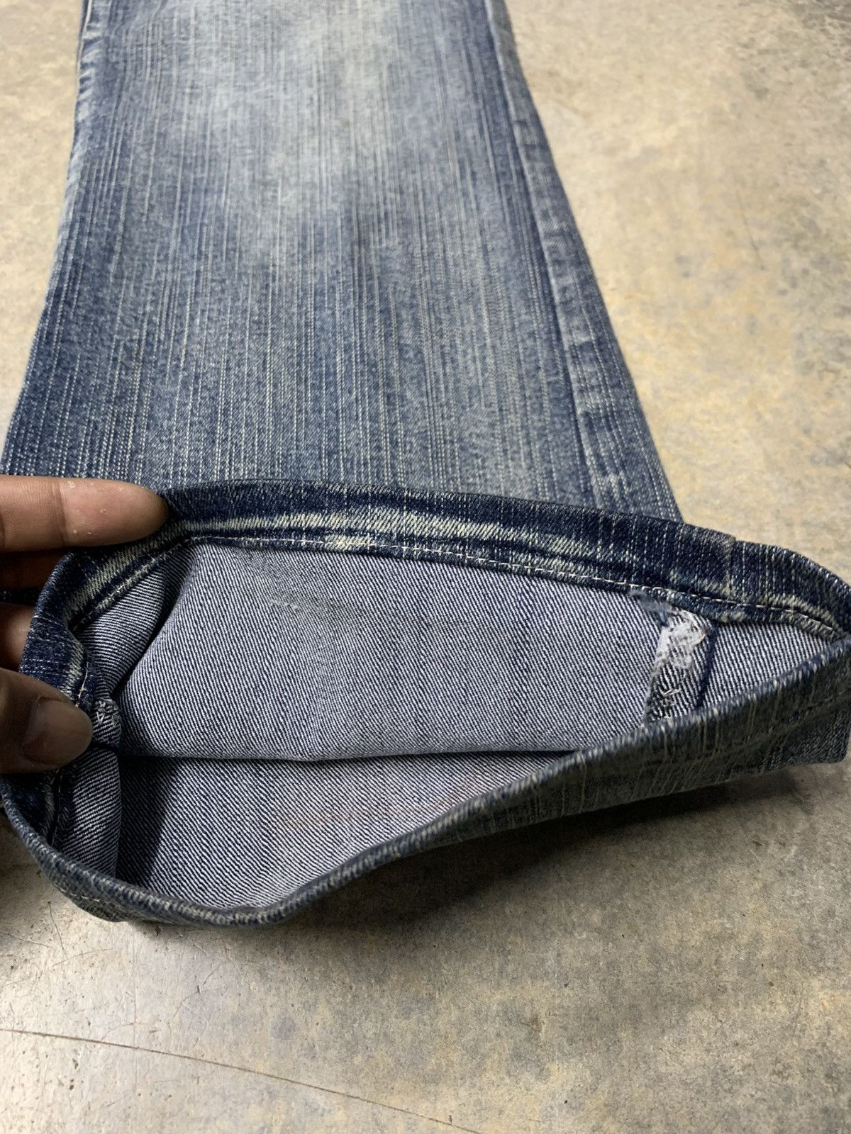 Japanese Brand × Vintage Flare denim X.F.Y.Y jean nice design Size 29" - 9 Thumbnail