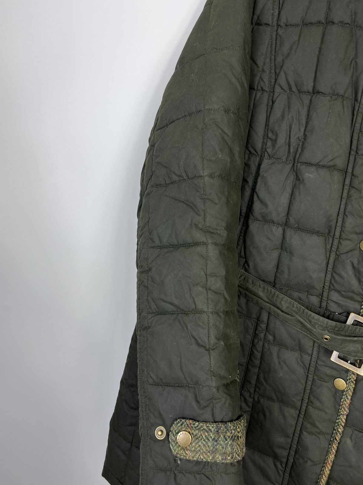 Barbour Barbour Waxed Fiber Down Jacket with Quilted Wool Details Size XXL / US 16-18 / IT 52-54 - 6 Thumbnail