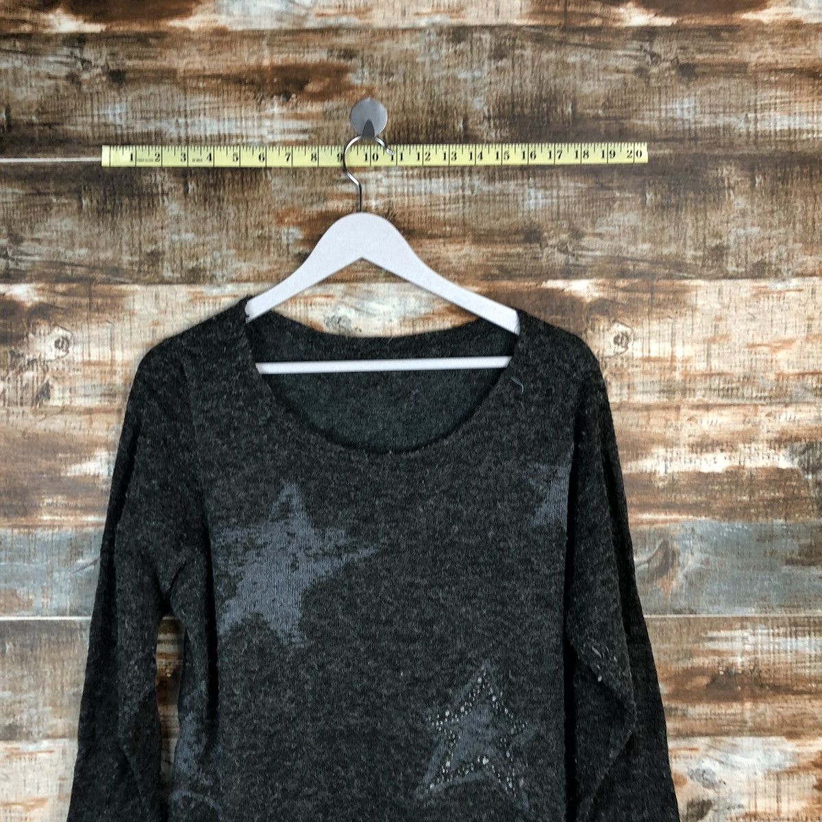 Homespun Knitwear Rose Bowl Grey Knitwear vintage #A1605 Size M / US 6-8 / IT 42-44 - 4 Thumbnail