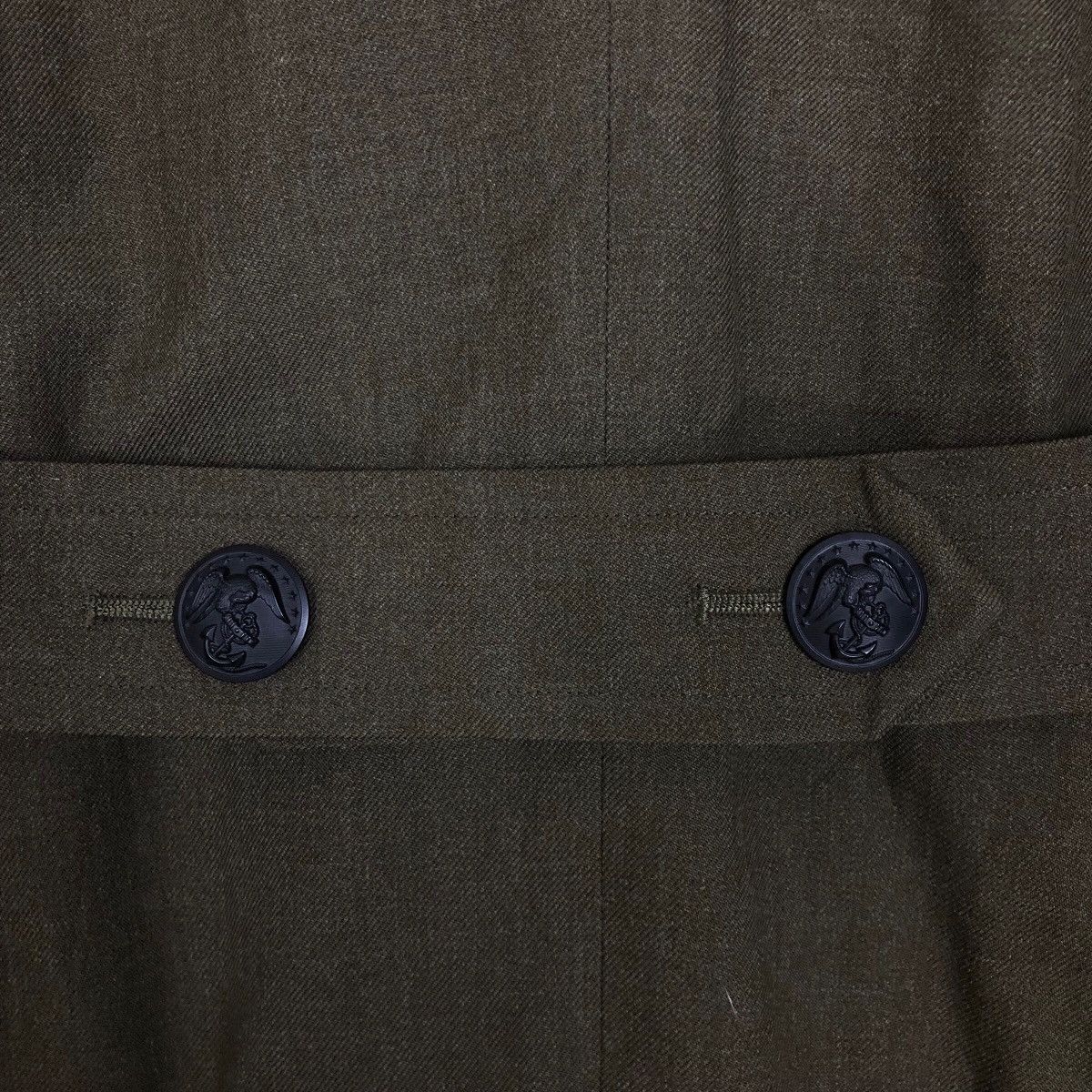 Vintage Vintage 70s United States Marine Corps Wool Trench Coat Size US S / EU 44-46 / 1 - 14 Thumbnail