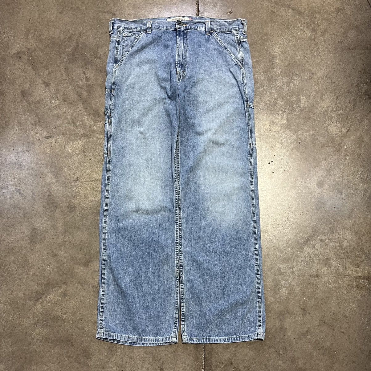 Vintage Vintage Y2K Levi Baggy Carpenter Jeans Skater Denim Faded Size US 38 / EU 54 - 6 Thumbnail