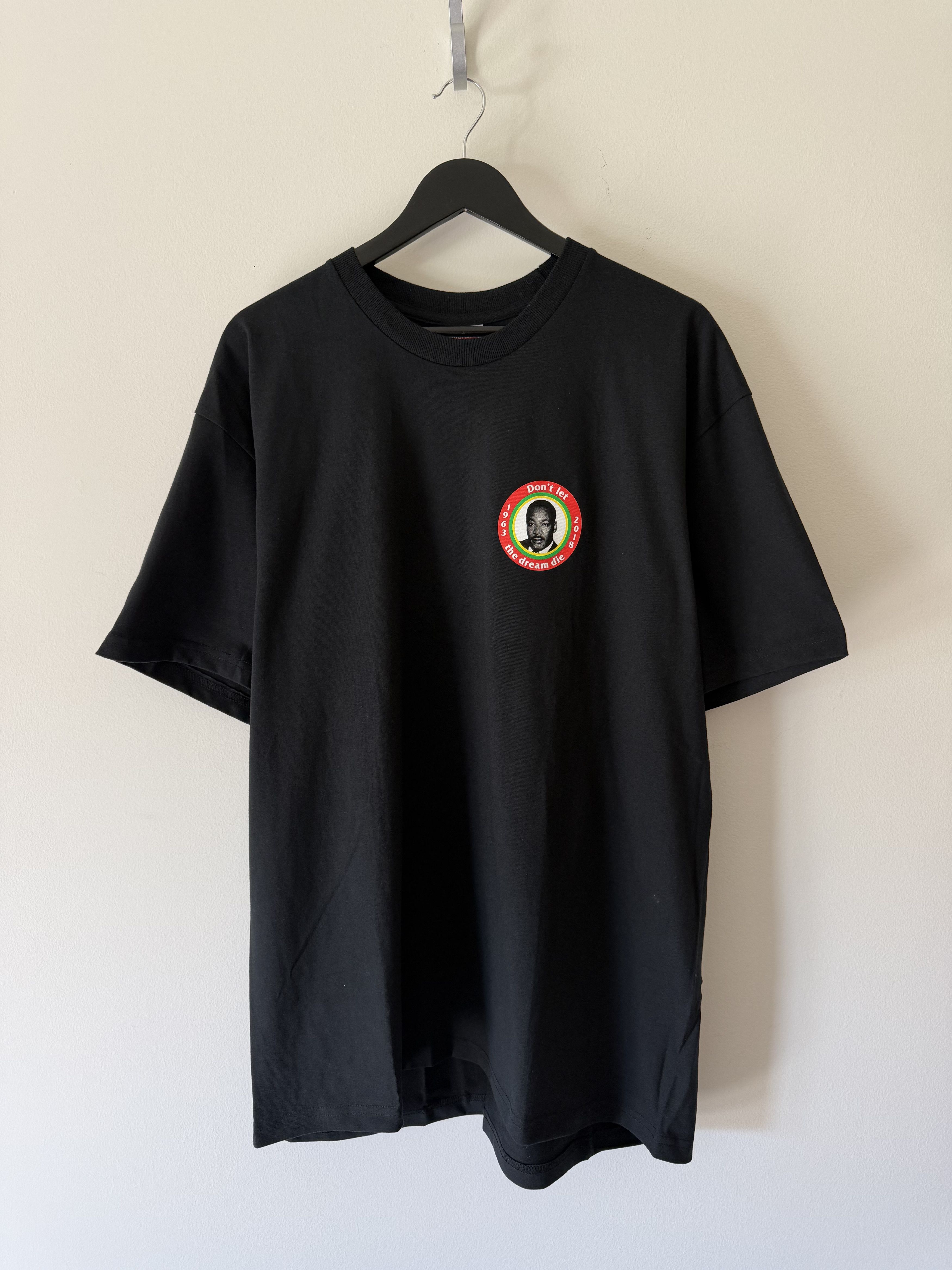 Supreme Supreme SS18 MLK Dream Tee in Black Size US XL / EU 56 / 4 - 3 Thumbnail