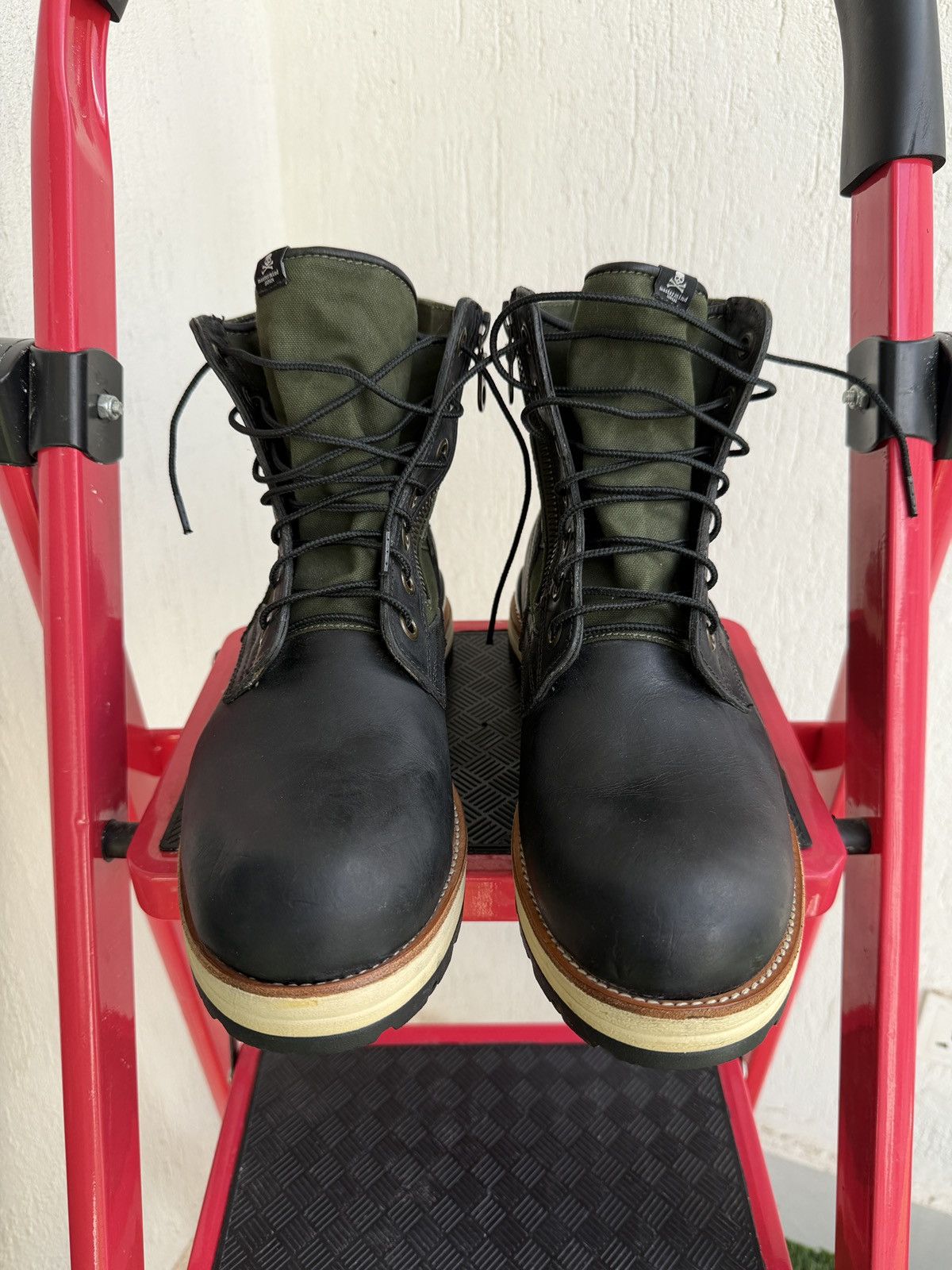 Visvim Khaki (olive) 7Holes 73’folk boot Size US 10 / EU 43 - 6 Thumbnail
