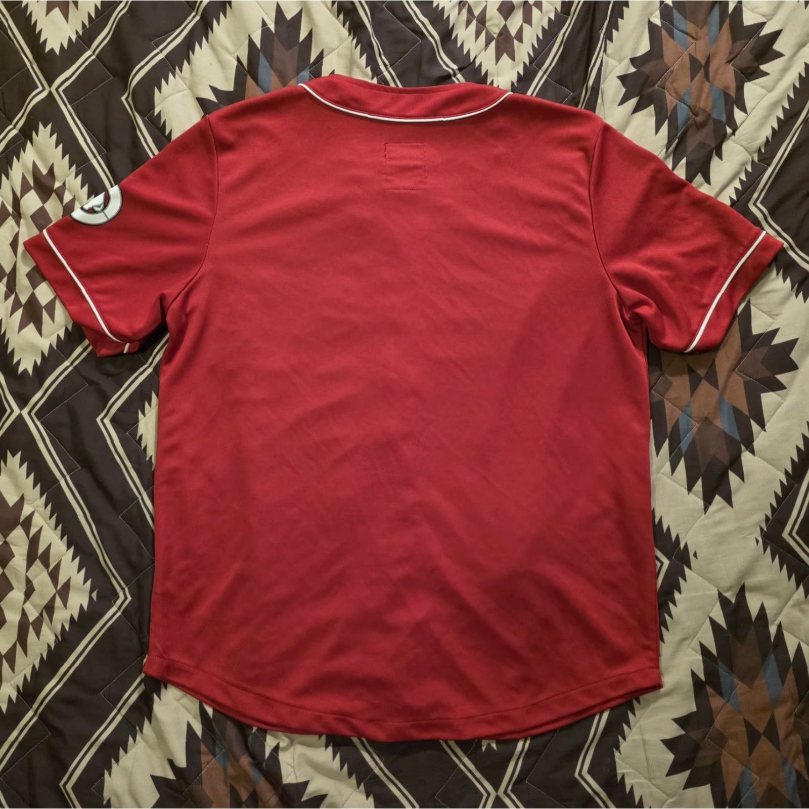 Ecko Unltd. VINTAGE Ecko Unltd Embroidered Logo Baseball Jersey Red Men's L Short Sleeve V-Neck Shirt 90s Hip Hop Limited Edition Size US L / EU 52-54 / 3 - 4 Thumbnail