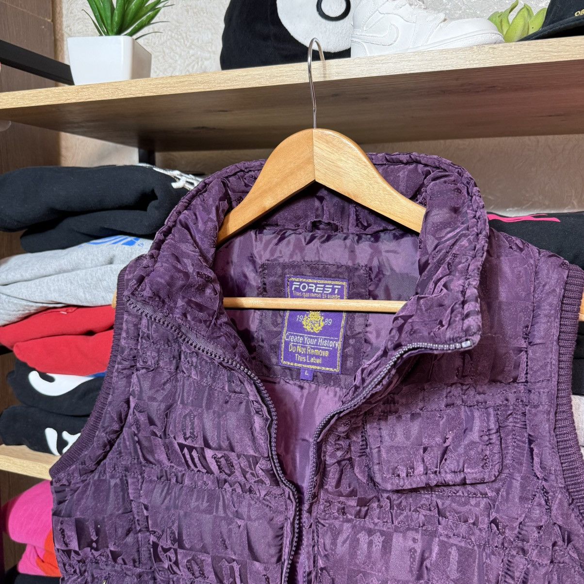 Hysteric Glamour 📌 Crazy Forest Y2K Monogram Y2K Vintage Puffer Vest Size L / US 10 / IT 46 - 7 Thumbnail