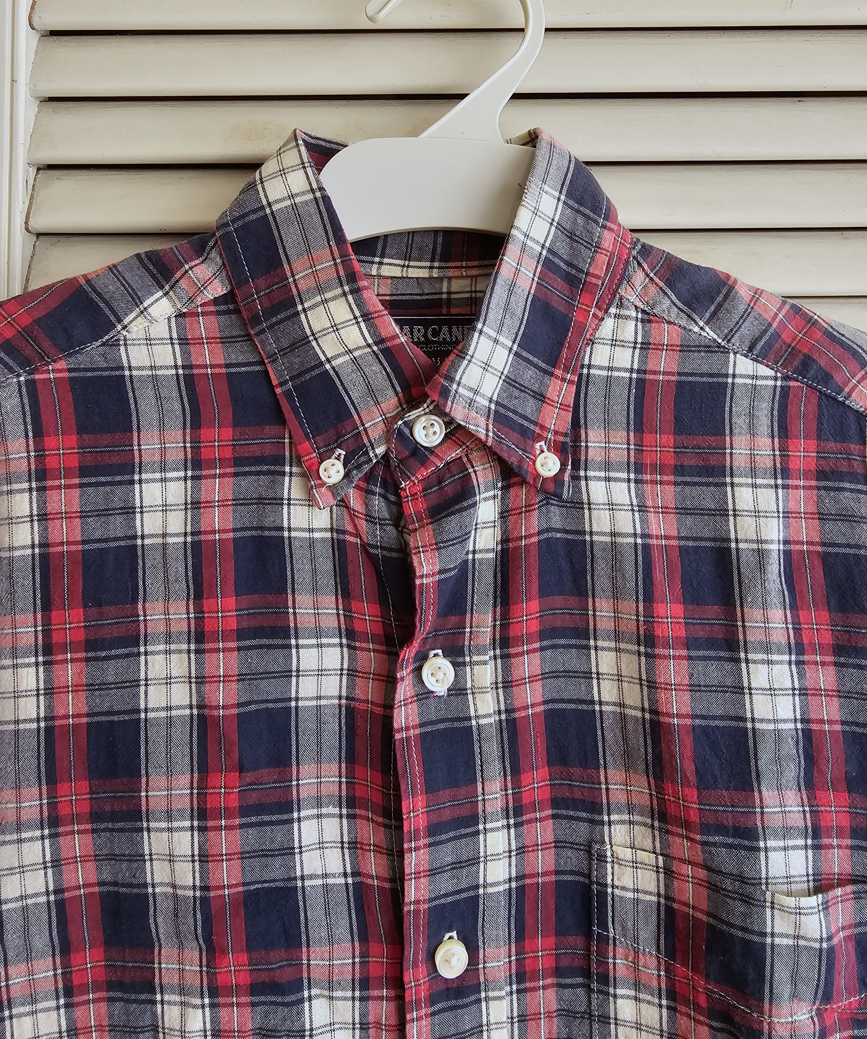 Sugar Cane Sugar Cane Long Sleeve Checkered Shirt Size US S / EU 44-46 / 1 - 3 Thumbnail