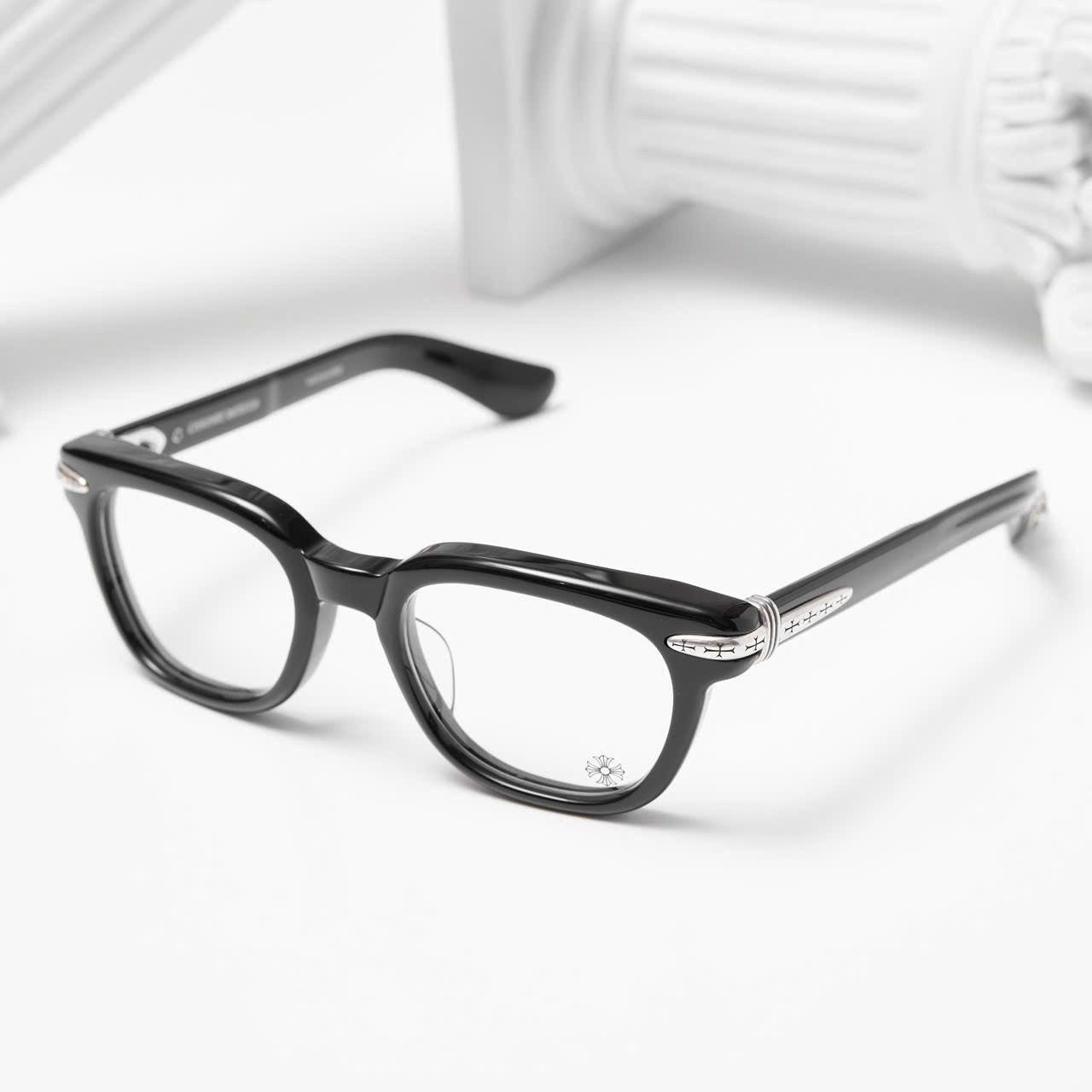 Chrome Hearts CHROME HEARTS DRIPPIN BLACK GLASSES Size ONE SIZE - 2 Thumbnail