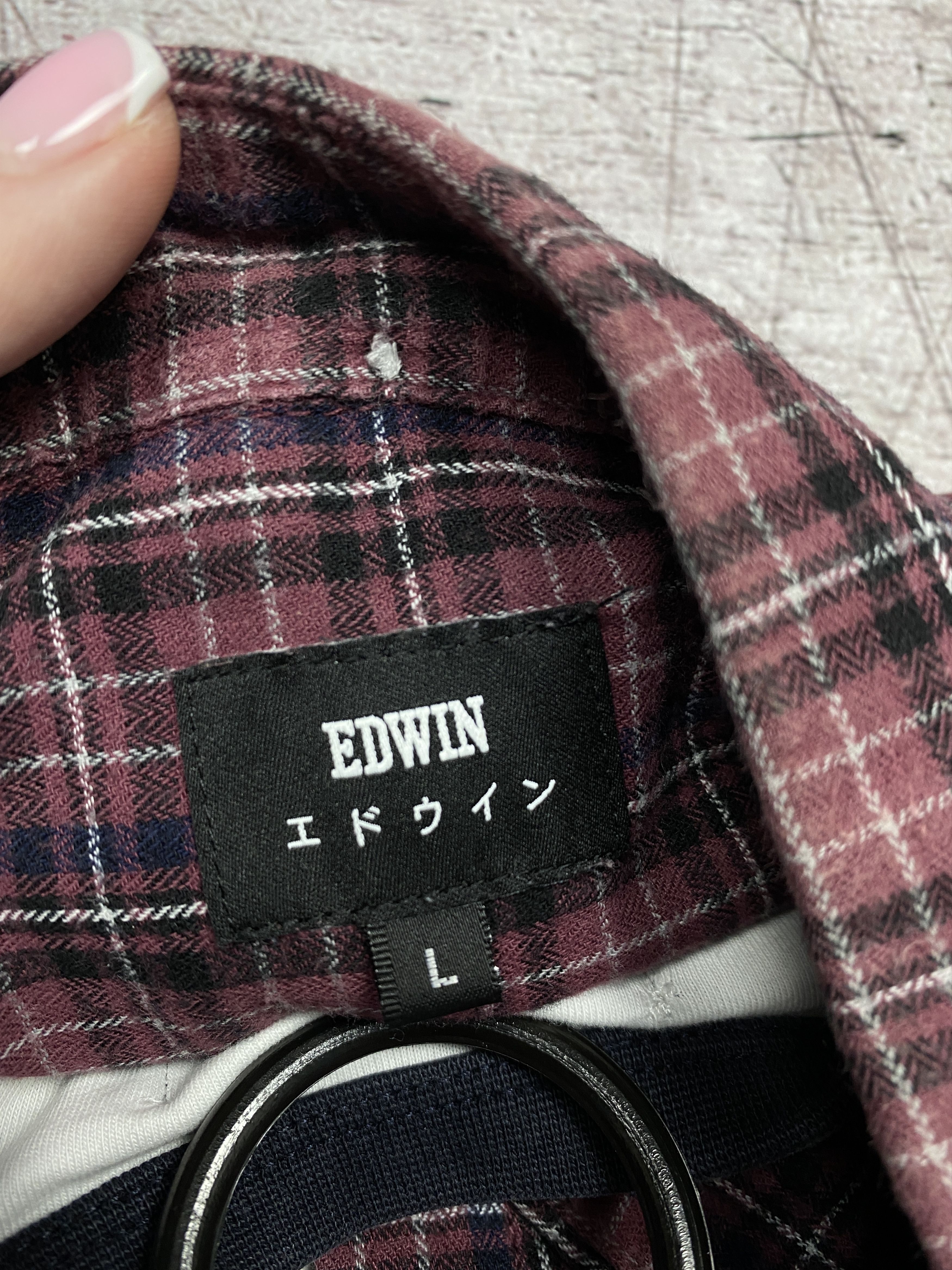 Edwin × Flannel Edwin Vintage Standard Flannel Plaid Shirt Y2K Size US L / EU 52-54 / 3 - 5 Thumbnail
