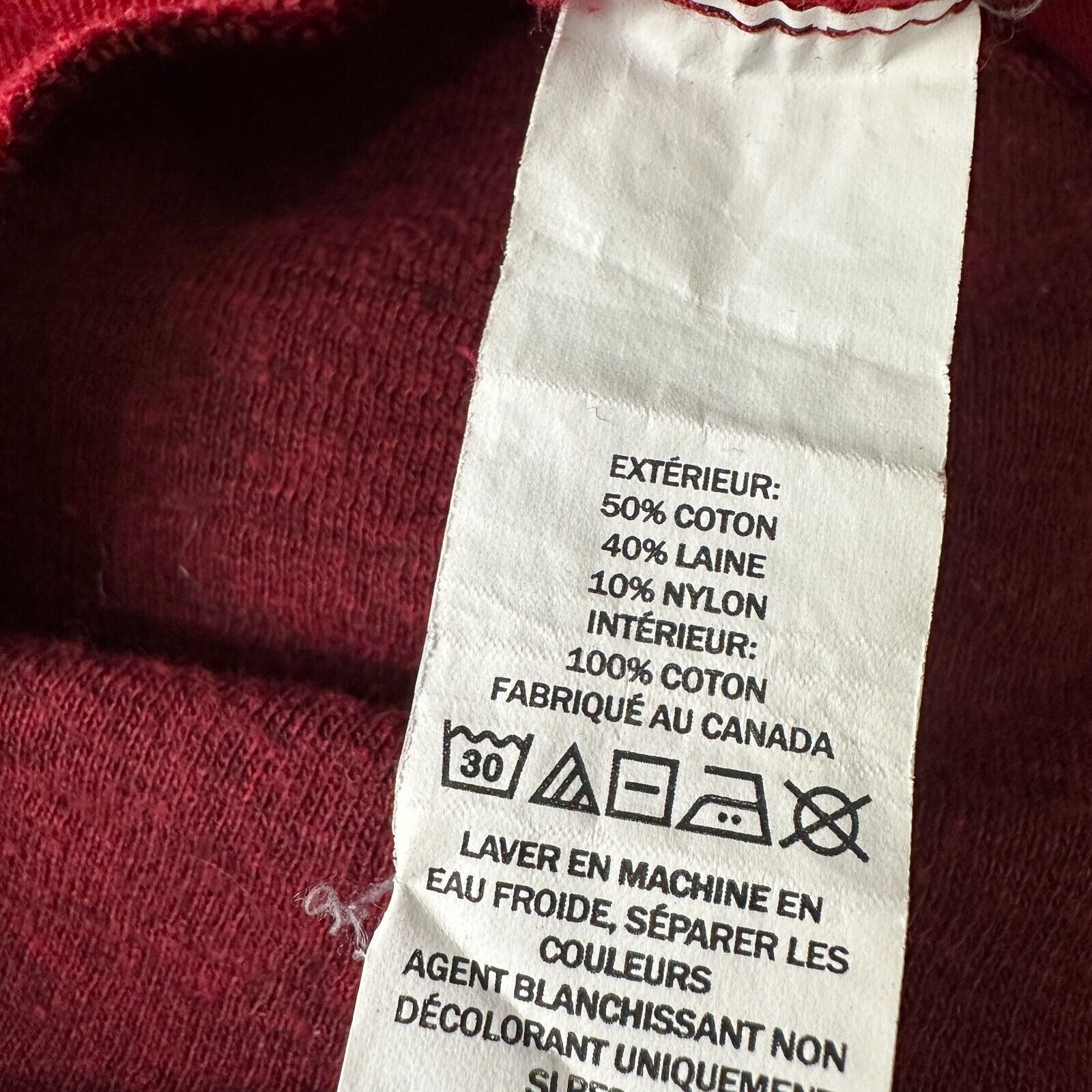 L.L. Bean LL Bean Henley Sweatshirt Men’s Large Maroon Long Sleeve Size US L / EU 52-54 / 3 - 7 Thumbnail