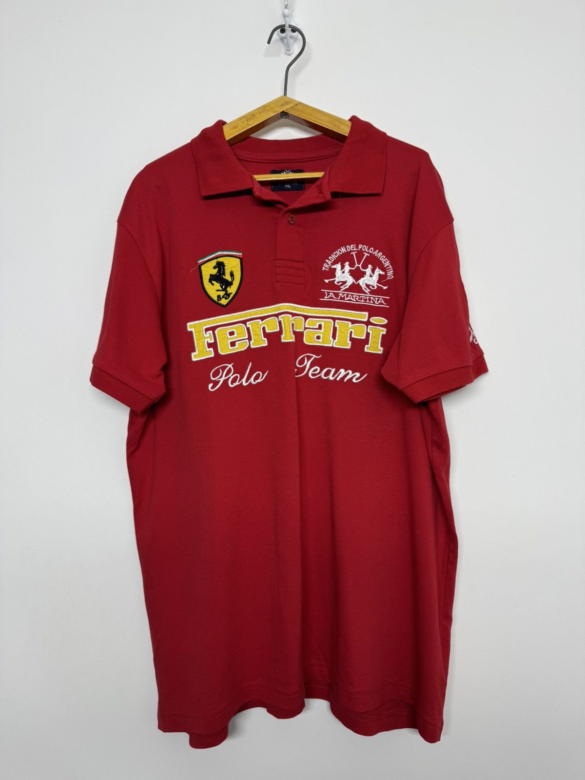 La Martina Ferrari La Martina Vintage Polo Team Racing Size US XXL / EU 58 / 5 - 4 Thumbnail
