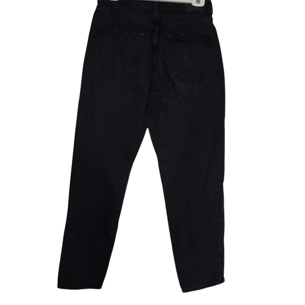 Zara Zara Women's Size 6 Black Denim Relaxed Jeans Size 28" / US 6 / IT 42 - 4 Thumbnail