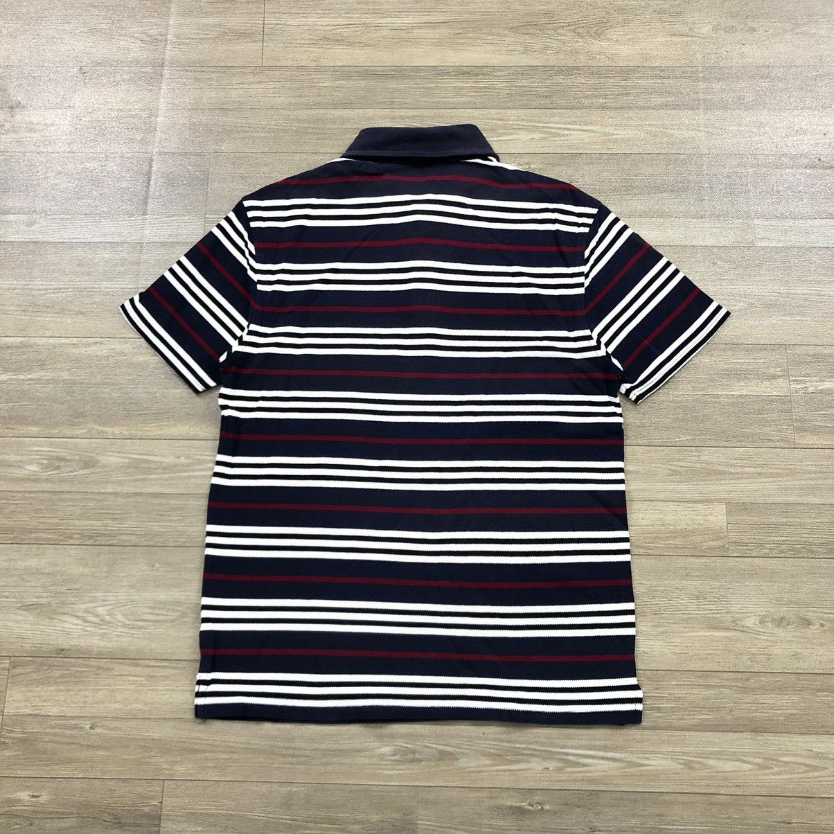 Burberry Vintage Burberry Black Label Polo T-shirt Stripe Luxury Size US S / EU 44-46 / 1 - 7 Thumbnail