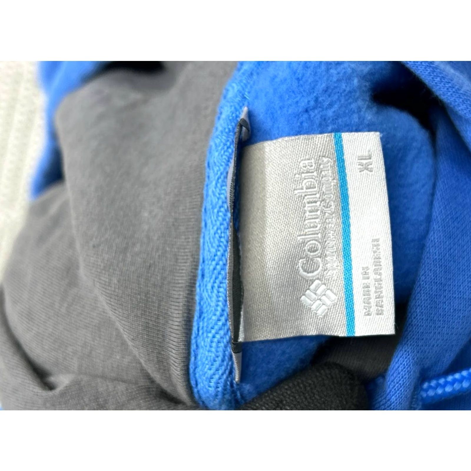 KangaROOS Columbia Fremont Hoodie Mens XL Blue Brushed Fleece Cotton Kangaroo Pockets Hooded Size US XL / EU 56 / 4 - 4 Thumbnail