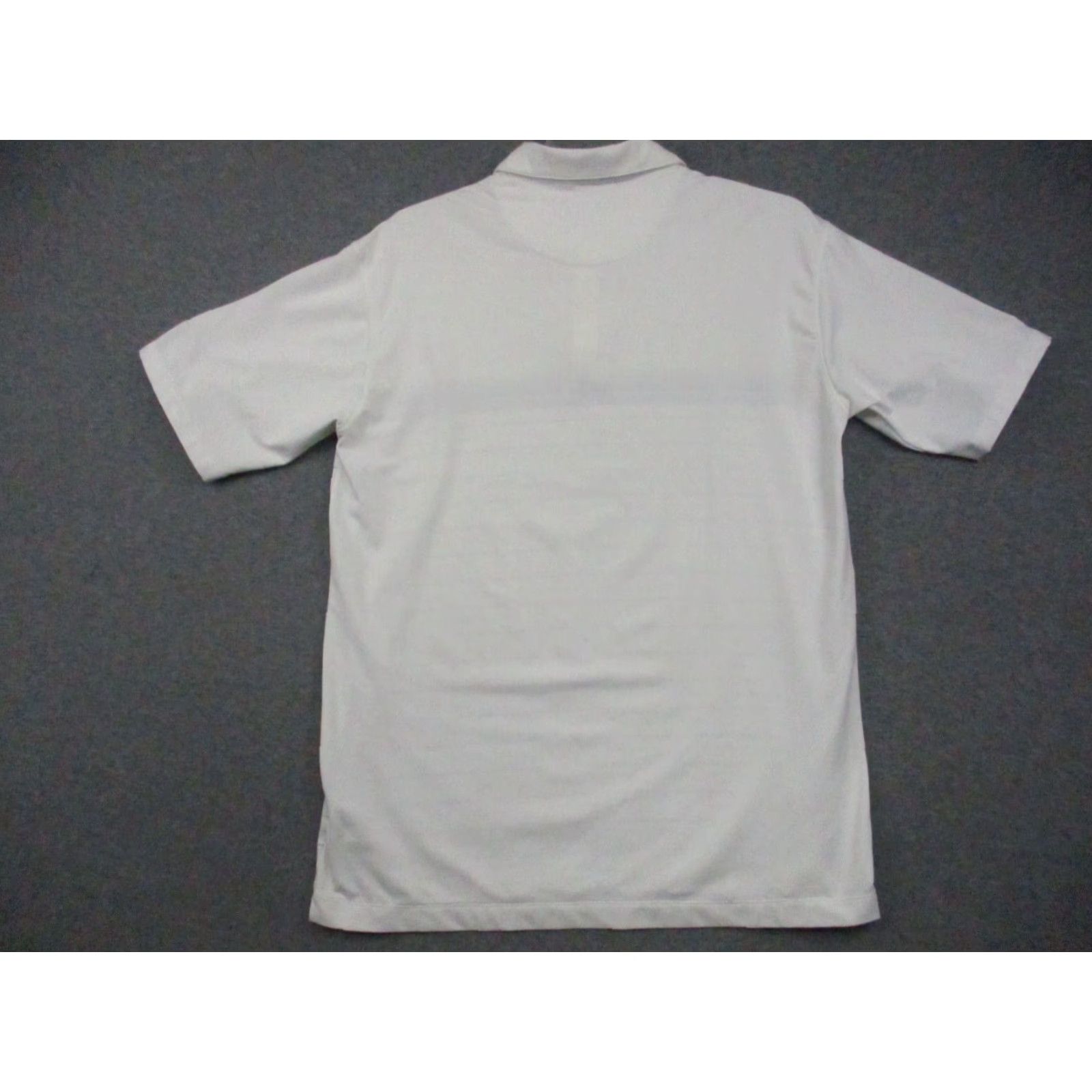 Nike Nike Golf Polo Shirt L Mens White Striped Embroidered Swoosh Stretch Polo Shirt Nike Dri-Fit Golf 90s? Size US L / EU 52-54 / 3 - 5 Thumbnail