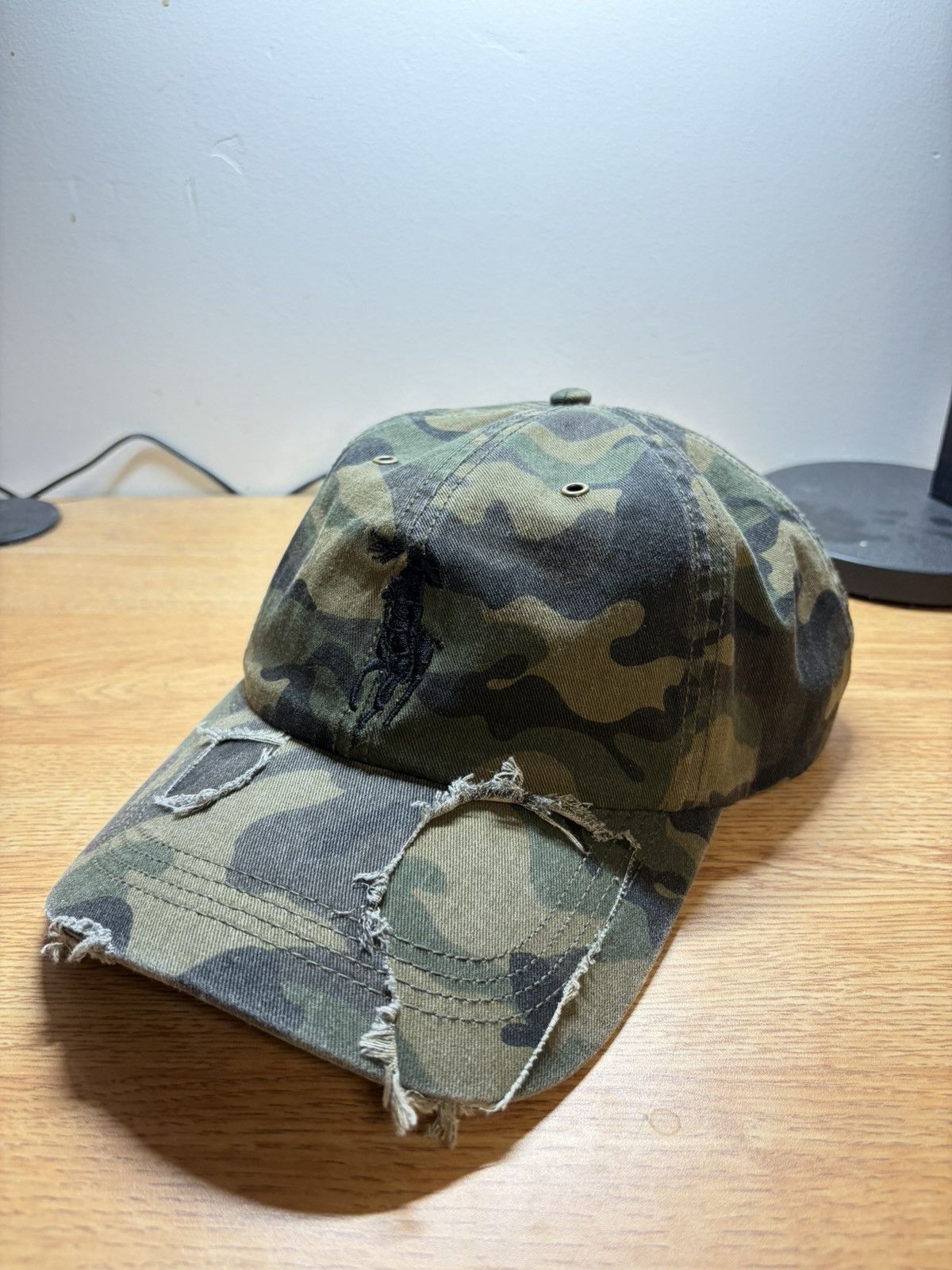 Other Fait Par Lui Fadeout Camo Hat Size ONE SIZE - 1 Thumbnail