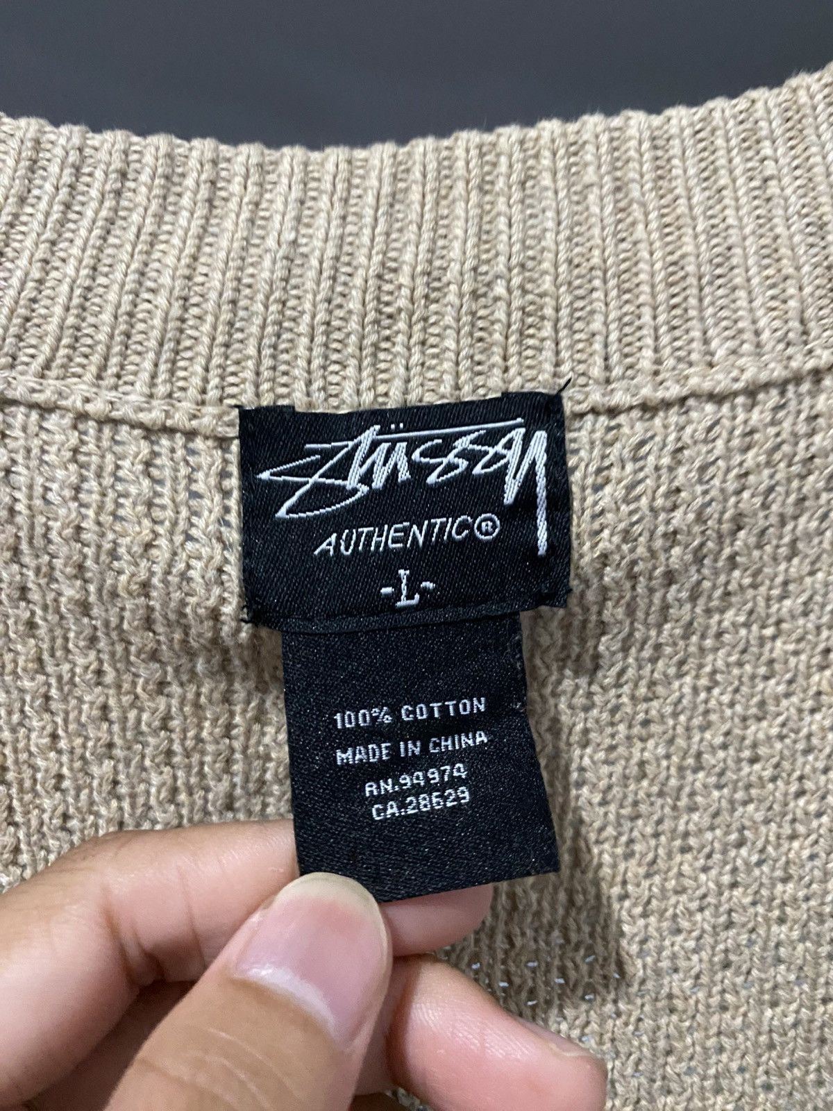 Stussy 💸BINDINGOFFER💸Stussy Vespa Logo Cardigan Knitted Rare Size US L / EU 52-54 / 3 - 5 Thumbnail