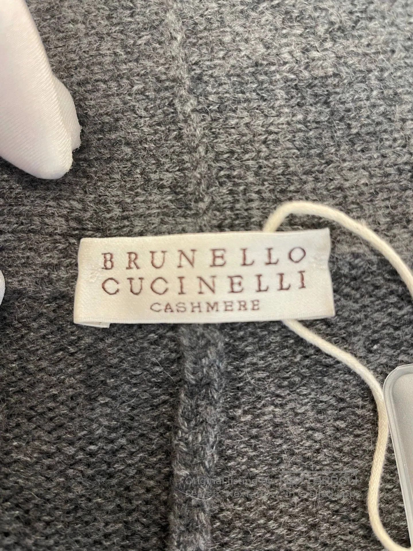 Brunello Cucinelli Brunello Cucinelli Grey Cashmere Cardigan S. Size US S / EU 44-46 / 1 - 5 Thumbnail