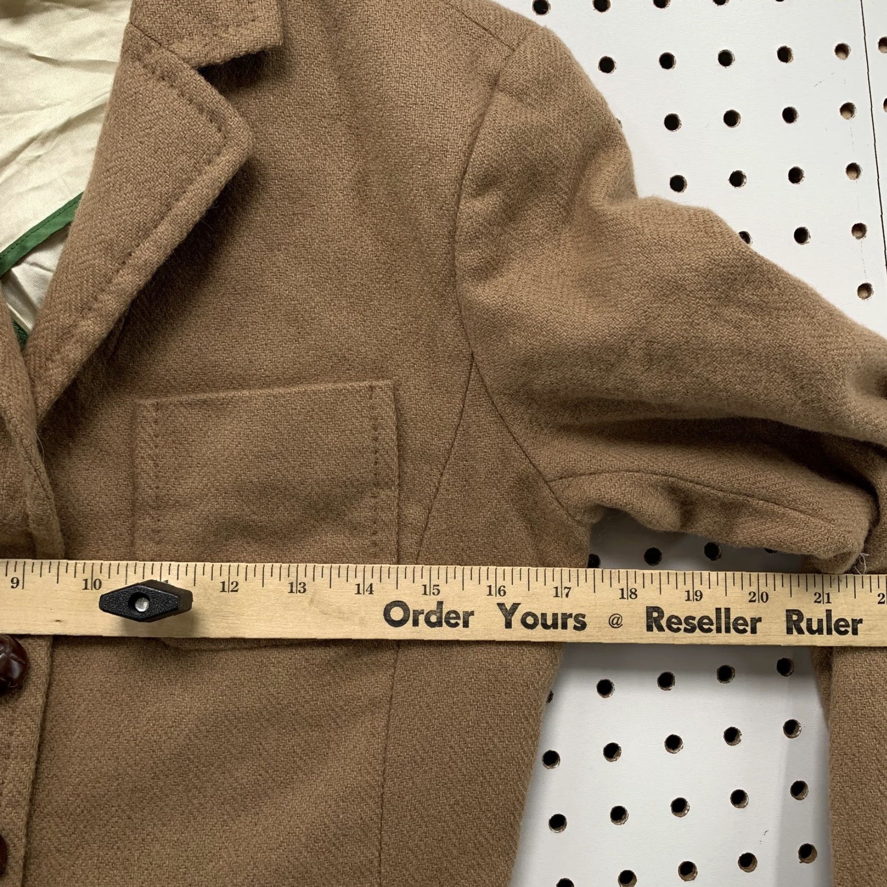J.Crew VINTAGE J.CREW Wool Blazer Brown Blazer Womens 3 Button Up Business Casual Adult Regular 3 Brown Womens Blazer 90s? Size XS / US 0-2 / IT 36-38 - 4 Thumbnail