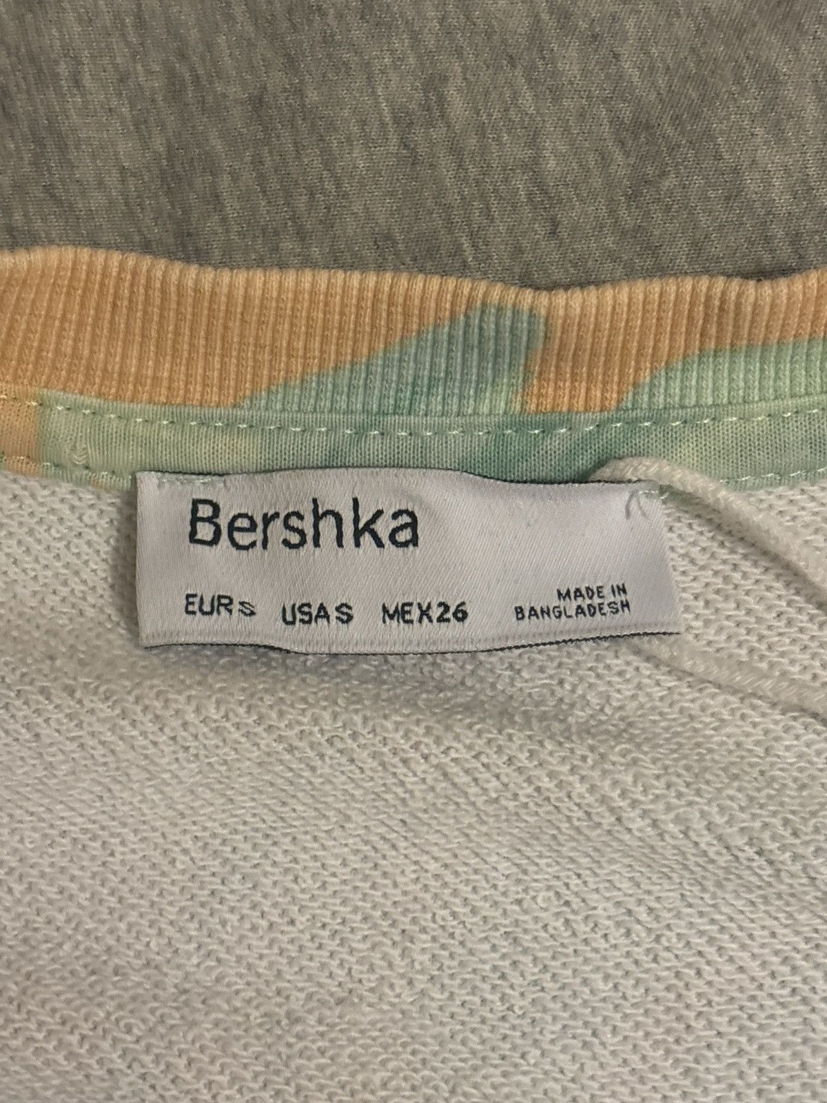 Bershka BERSHKA Cropped blue sweatshirt Size S / US 4 / IT 40 - 4 Thumbnail