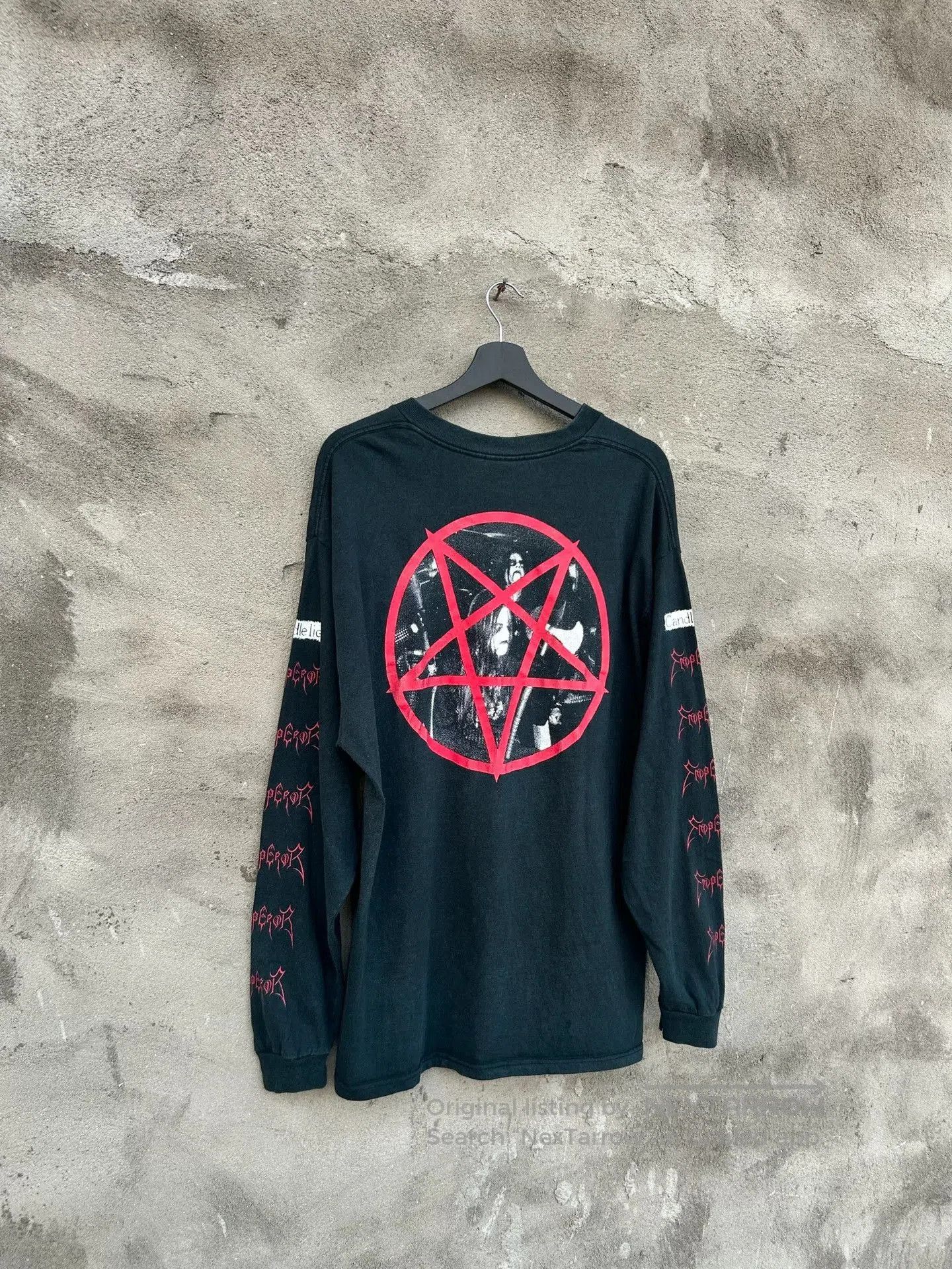 Vintage Vintage 90s EMPEROR Black Metal Band Tee. Size US XXL / EU 58 / 5 - 5 Thumbnail