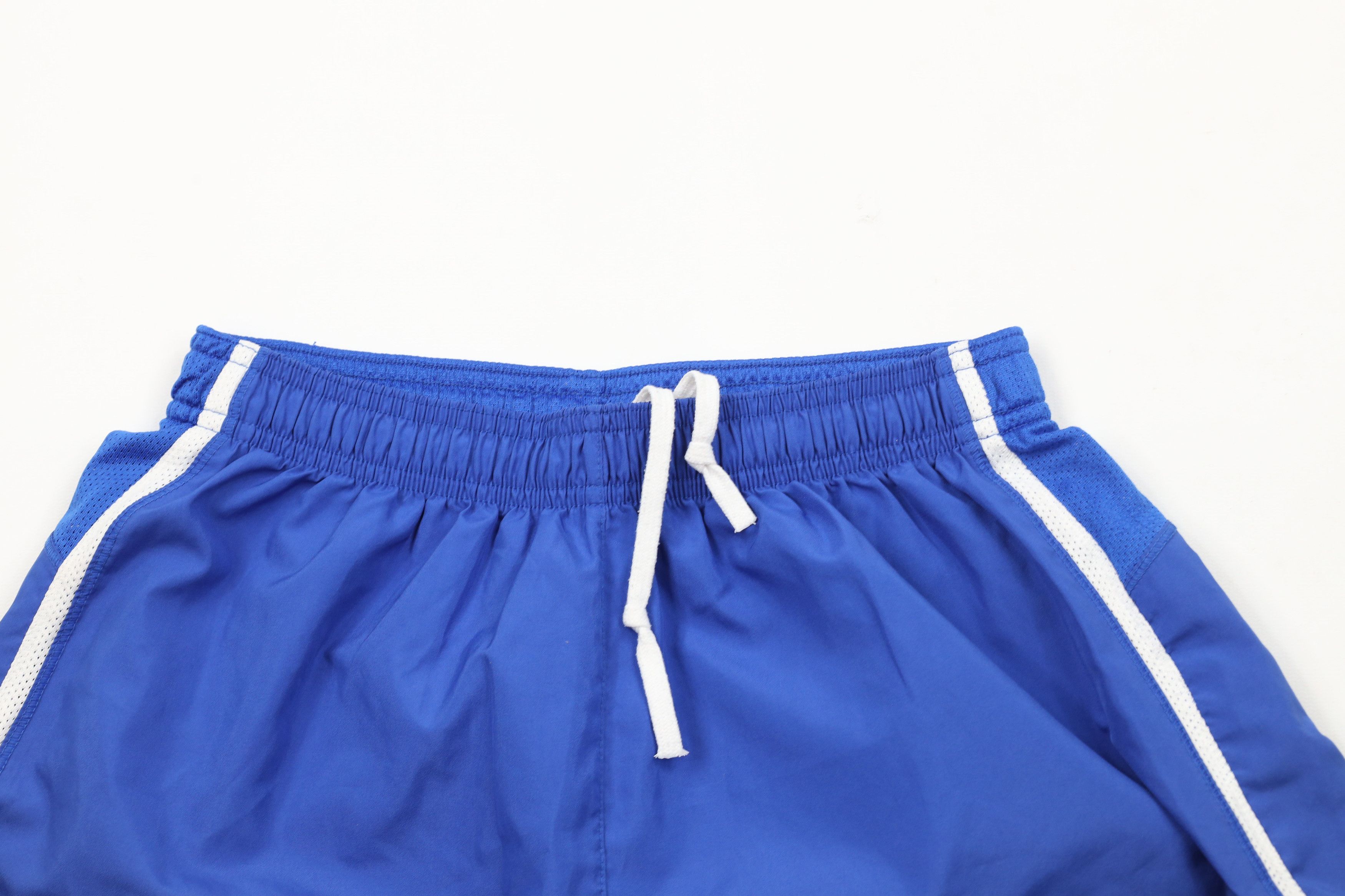 Nike × Vintage Vintage Nike Scott Mini Swoosh Above Knee Soccer Shorts Blue Size US 30 / EU 46 - 2 Thumbnail