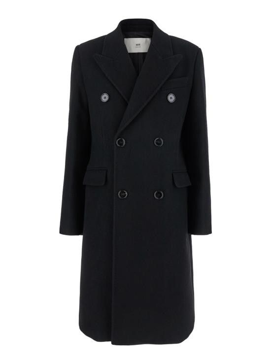 コート AMI Women Coats FCO110WV0049001 Black AMI AMI Women Coats FCO110WV0049001 Black | Grailed