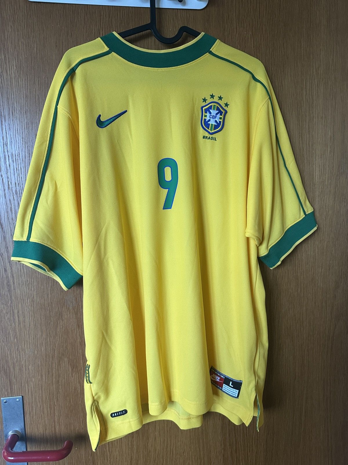 Nike Vintage Ronaldo R9 1998 World Cup Brazil Jersey Grailed