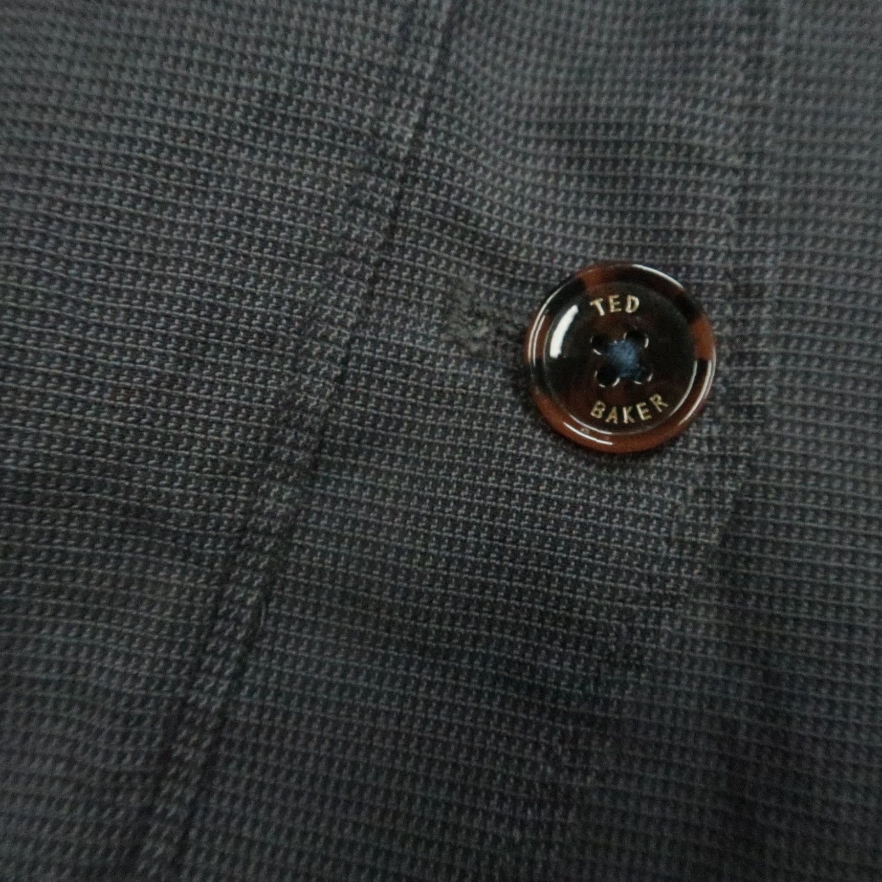 Ted Baker Ted Baker Jacket Mens Large Gray Kinver Full Zip Bomber Pockets Quiet Luxury Size US L / EU 52-54 / 3 - 6 Thumbnail