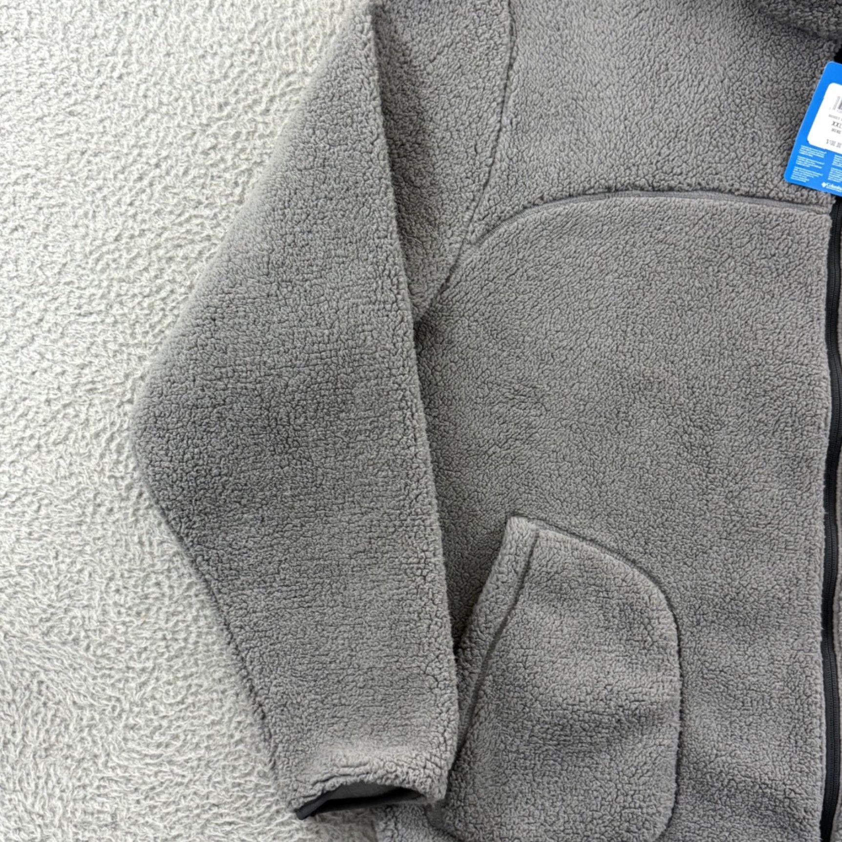 Vintage Columbia Jacket Men 2XL Gray Rugged Ridge Sherpa Full Zip Fleece Outdoor NWT Size US M / EU 48-50 / 2 - 4 Thumbnail