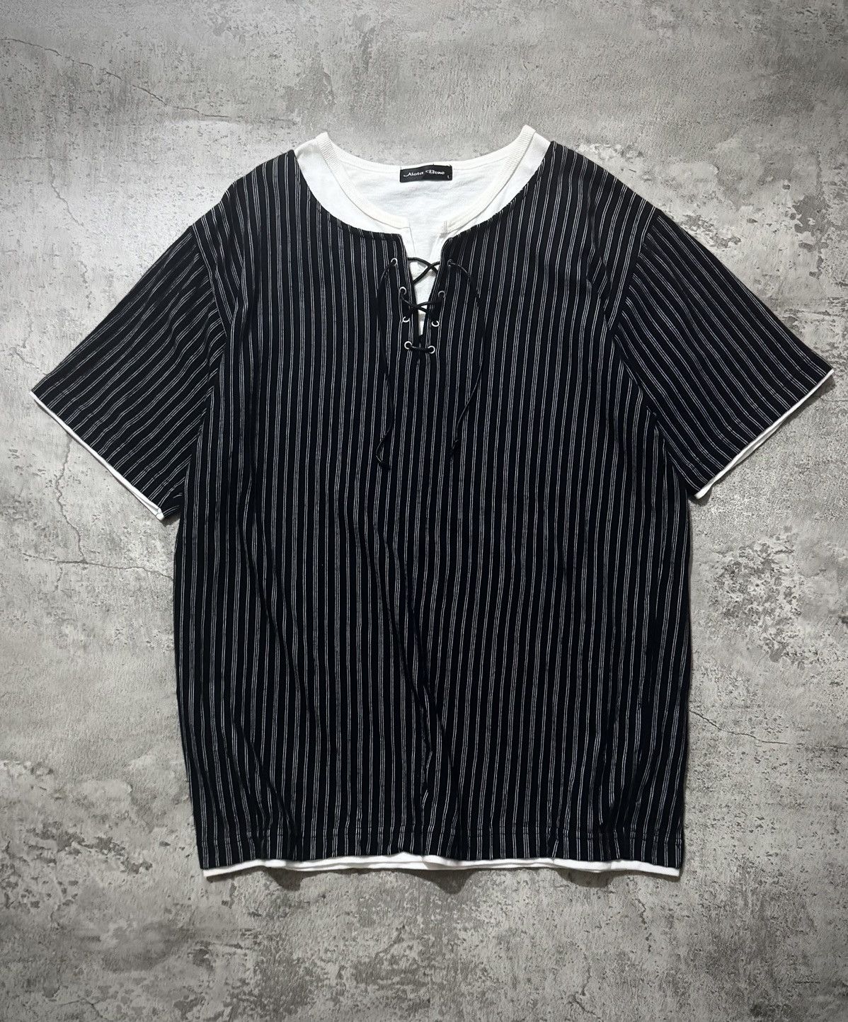 Hysteric Glamour Y2k Nota Bene Laced Double layer Tshirt Size US M / EU 48-50 / 2 - 1 Thumbnail