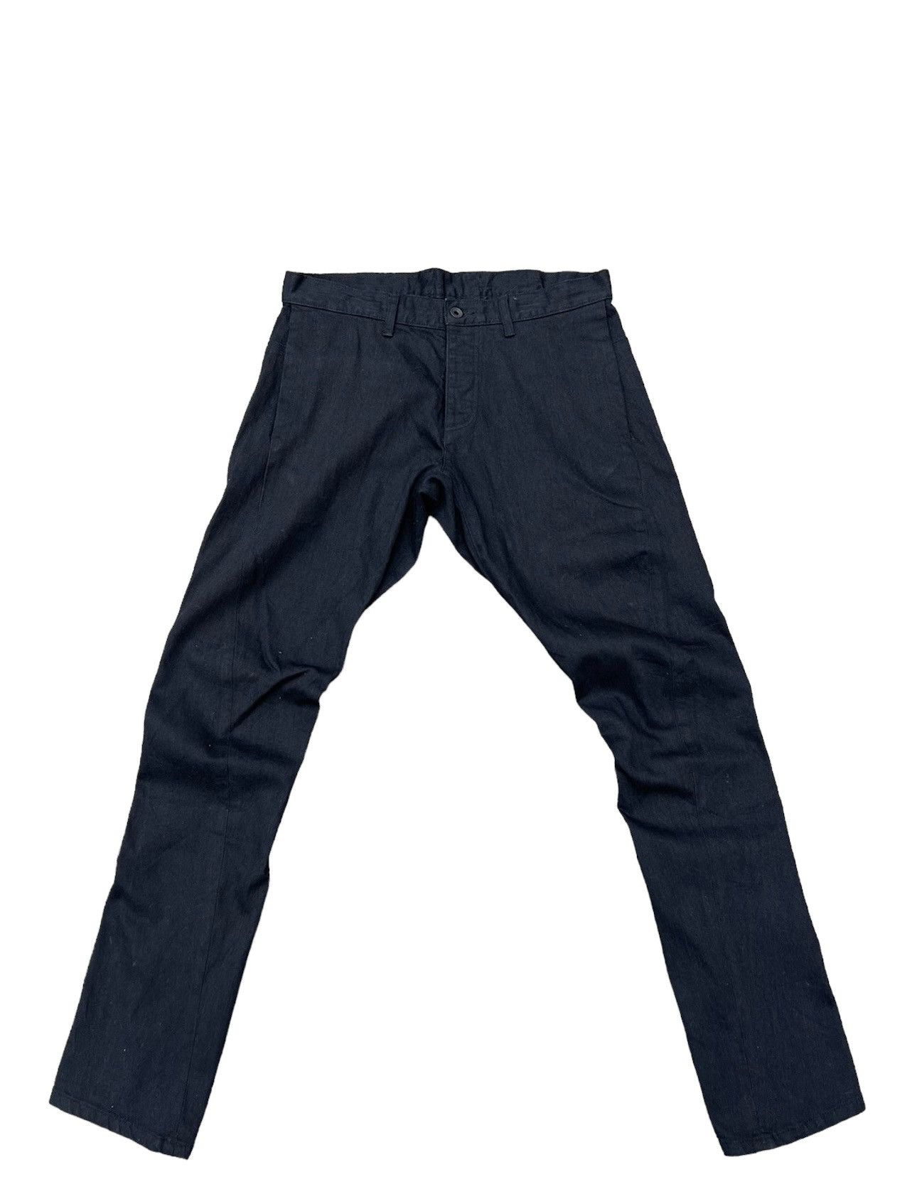 Shellac Japan Twisted Leg Dark Black Denim Pant