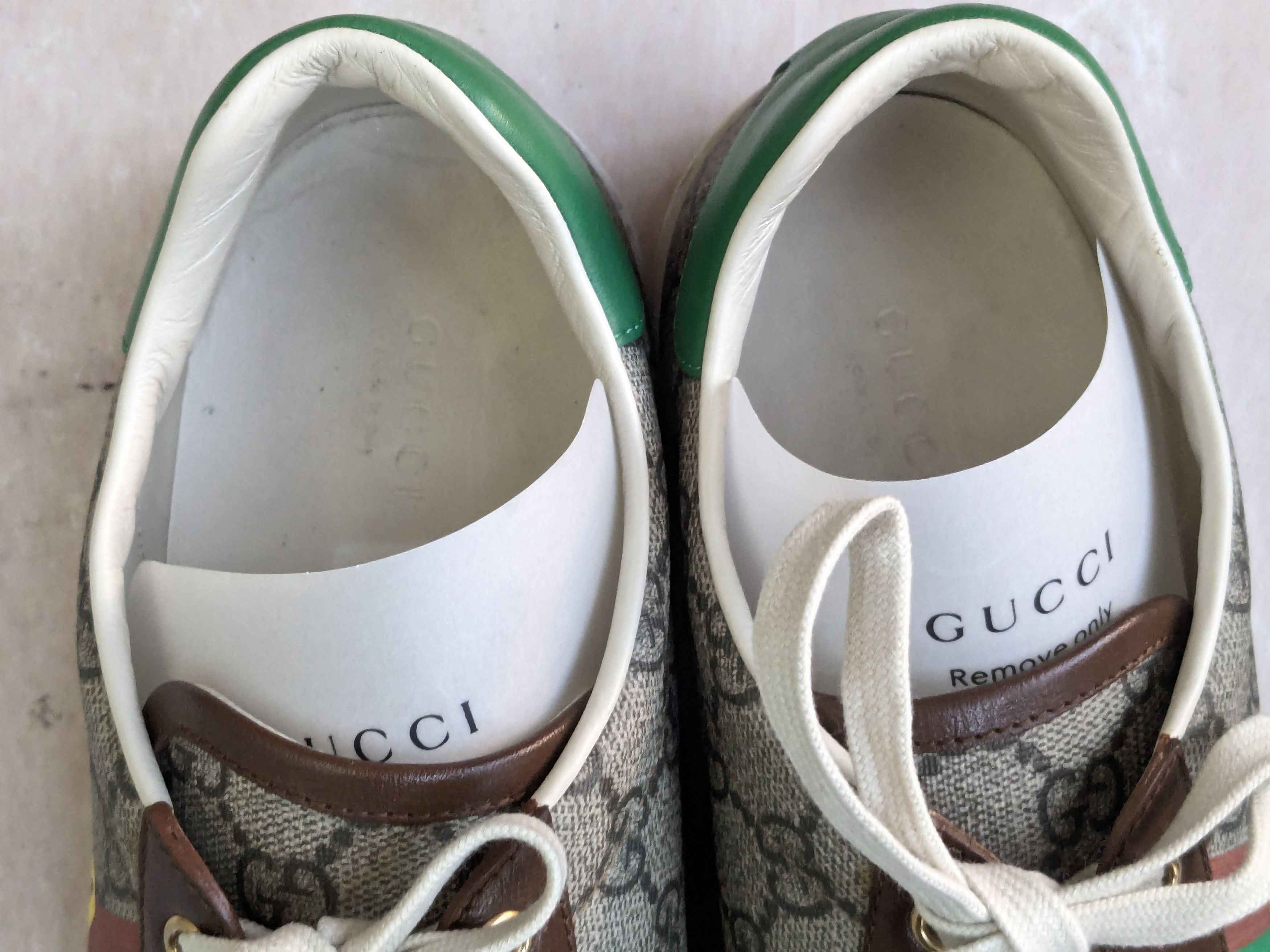 Gucci Gucci Ace Monogram Low 8.5 Canvas GG Logo Size US 8.5 / EU 41-42 - 4 Thumbnail