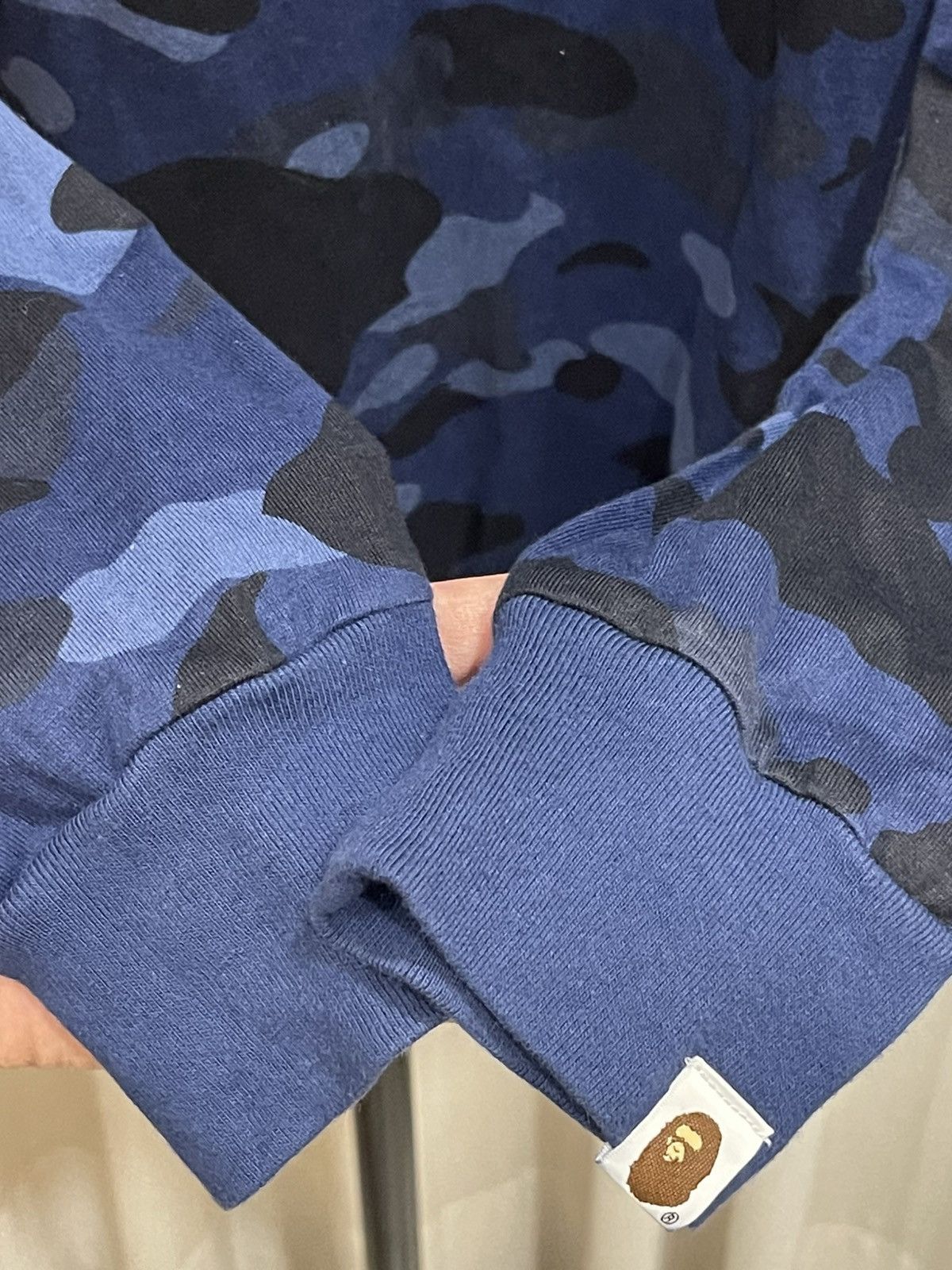 Bape BAPE Long Sleeve Camo Spell out Navy Size US M / EU 48-50 / 2 - 3 Thumbnail