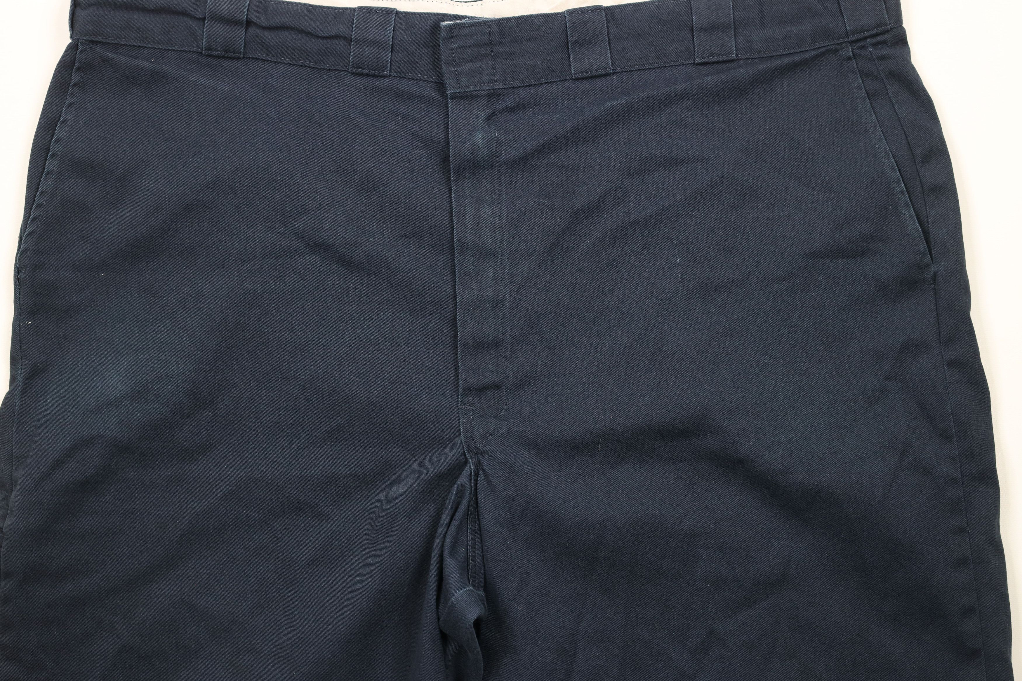 Dickies × Vintage Vintage Dickies Spell Out Workwear Mechanic Shorts Navy Blue Size US 44 / EU 60 - 3 Thumbnail
