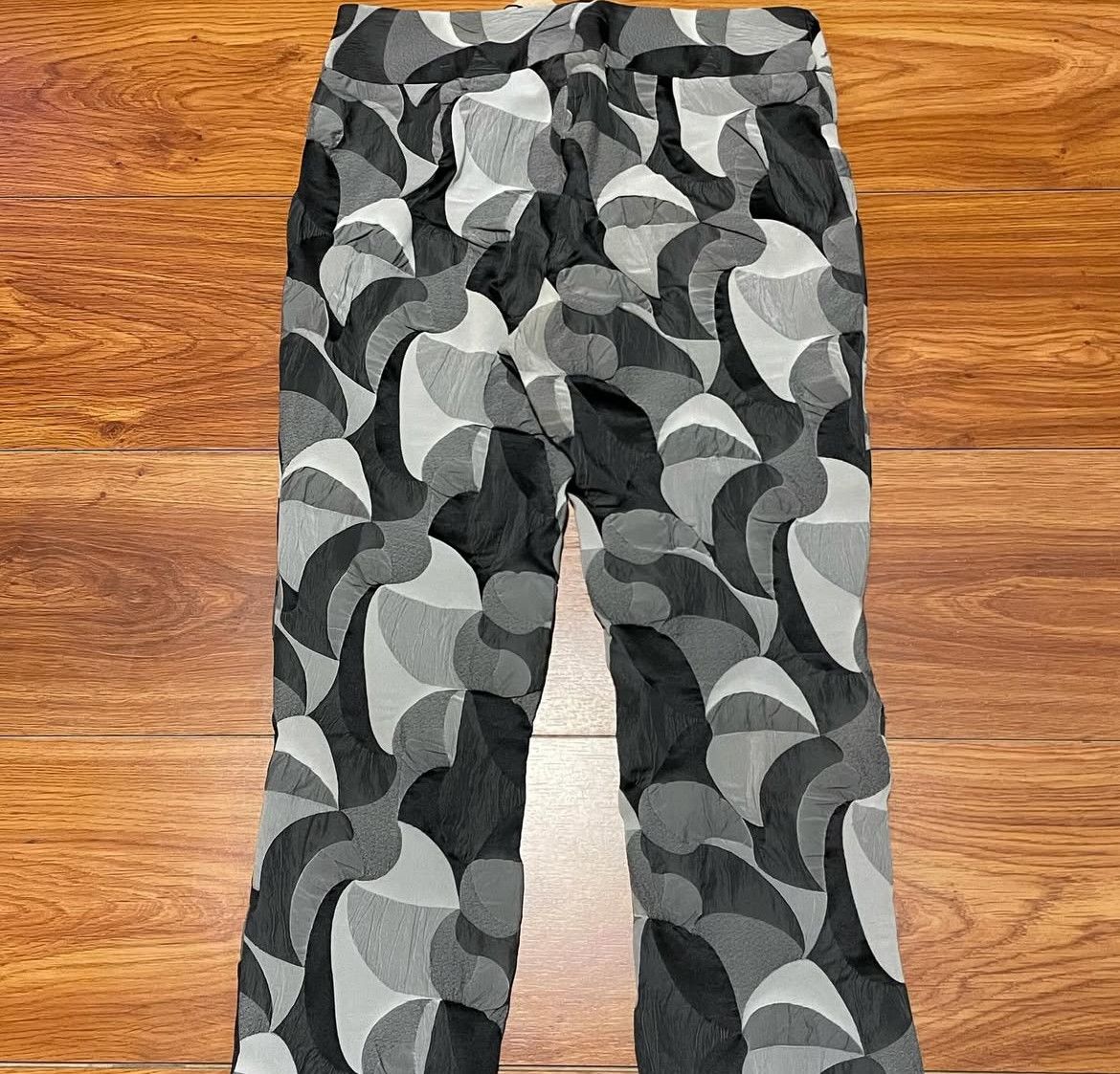 Issey Miyake 90s Issey Miyake Geometric Pattern Pleated Pants Size US 28 / EU 44 - 3 Thumbnail